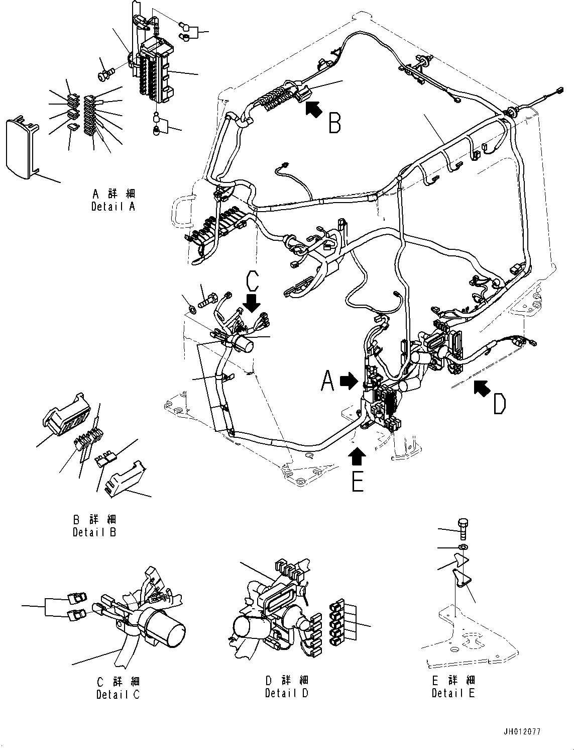 Жгут проводов 17A-06-61111 KOMATSU