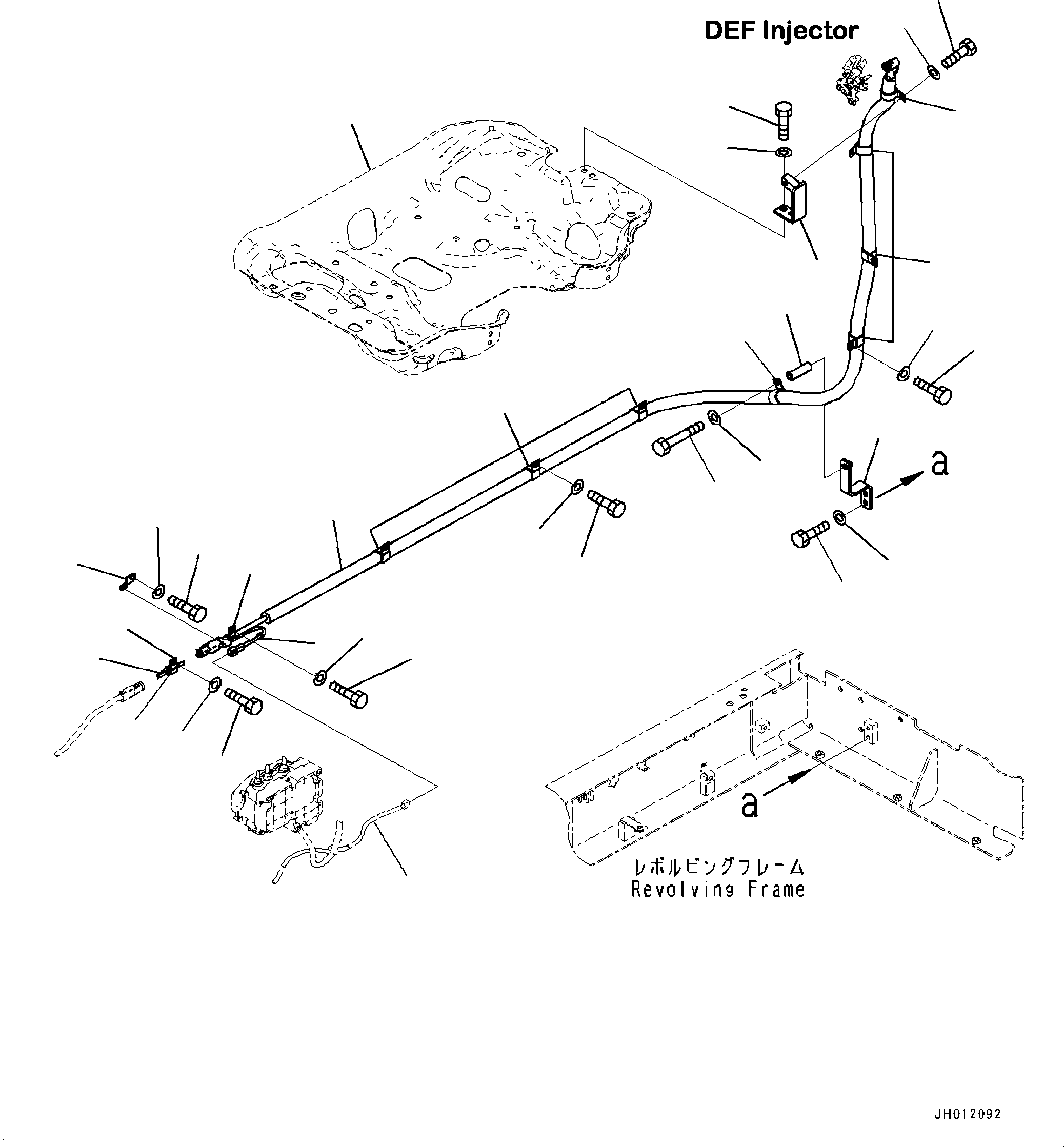 Wiring Harness(Cab,Floor, Wiring Harness,With KomVision) (2A6-06-21111) KOMATSU