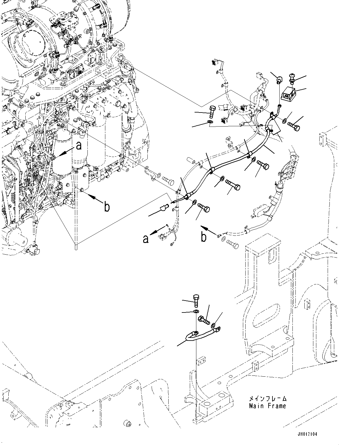 Жгут проводов 17A-06-61451 KOMATSU