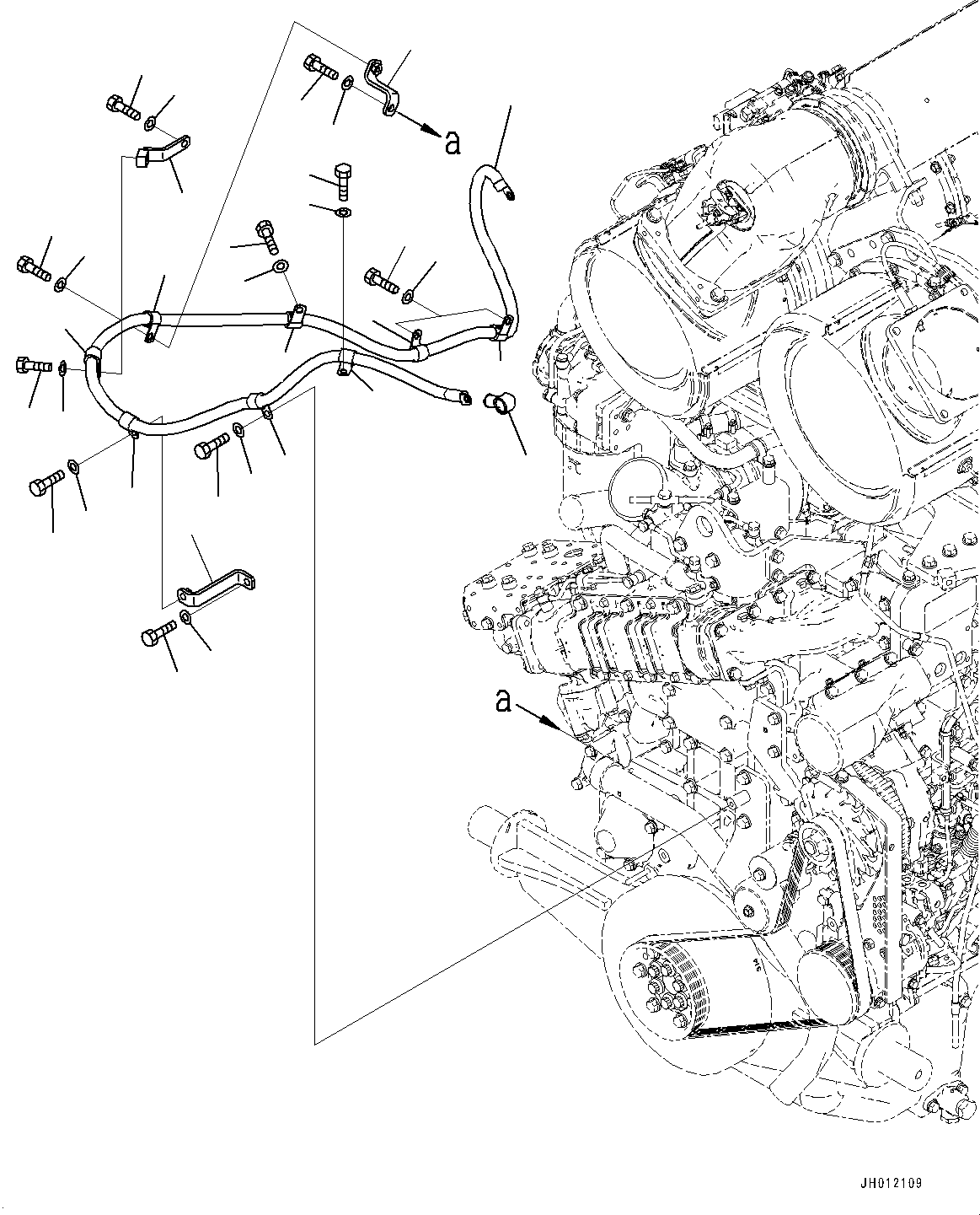 Жгут проводов 17A-06-61170 KOMATSU