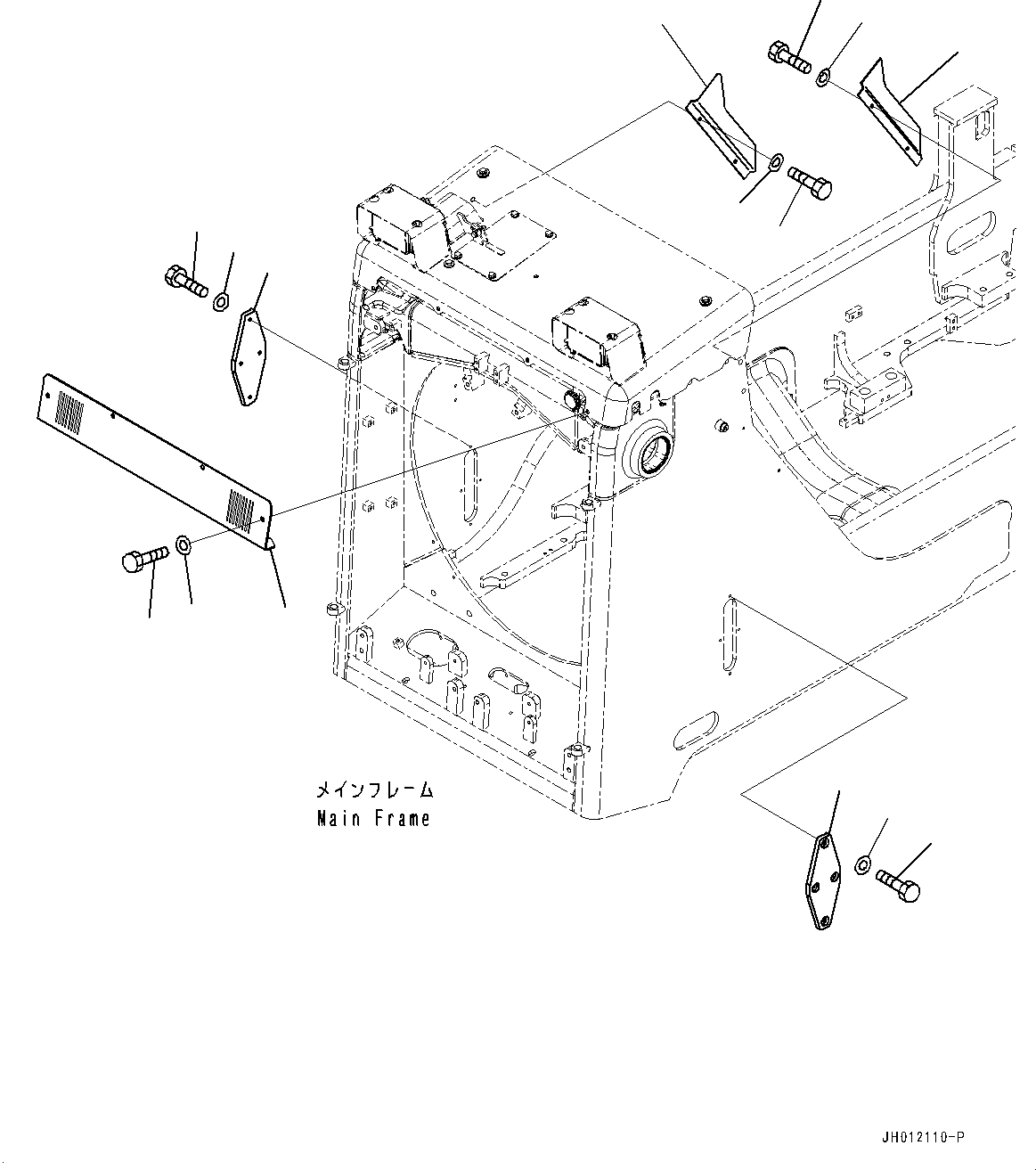 Mask 17A-54-61611 KOMATSU