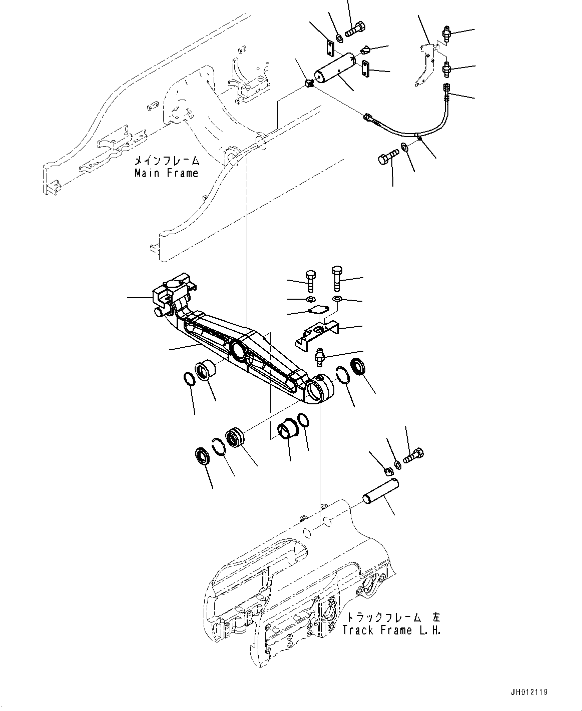 Bracket(Power Train Oil Cooler Piping) (17A-49-61130) KOMATSU