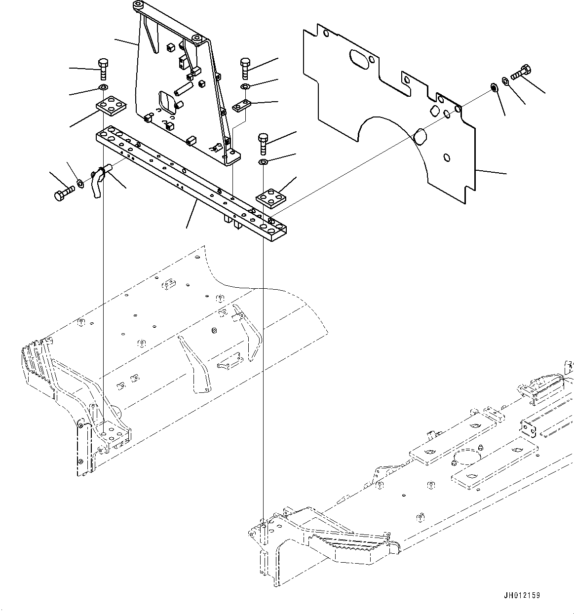 Кронштейн 17A-911-6980 KOMATSU