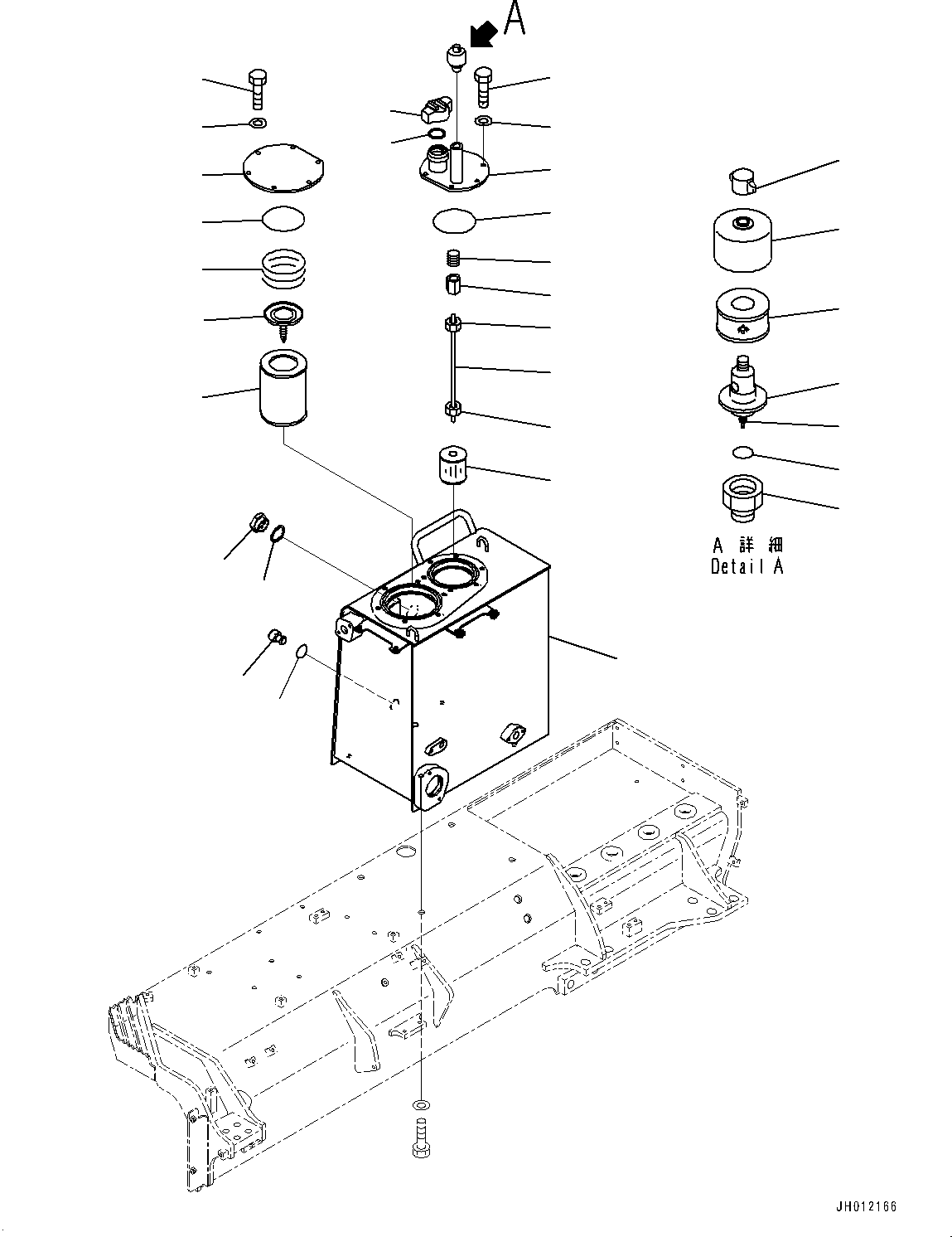 Крышка 17A-60-61152 KOMATSU