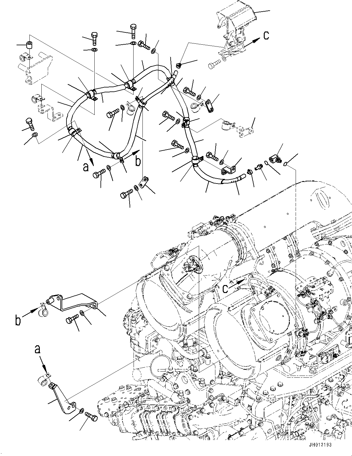 Защитный рукав 08017-81904 KOMATSU