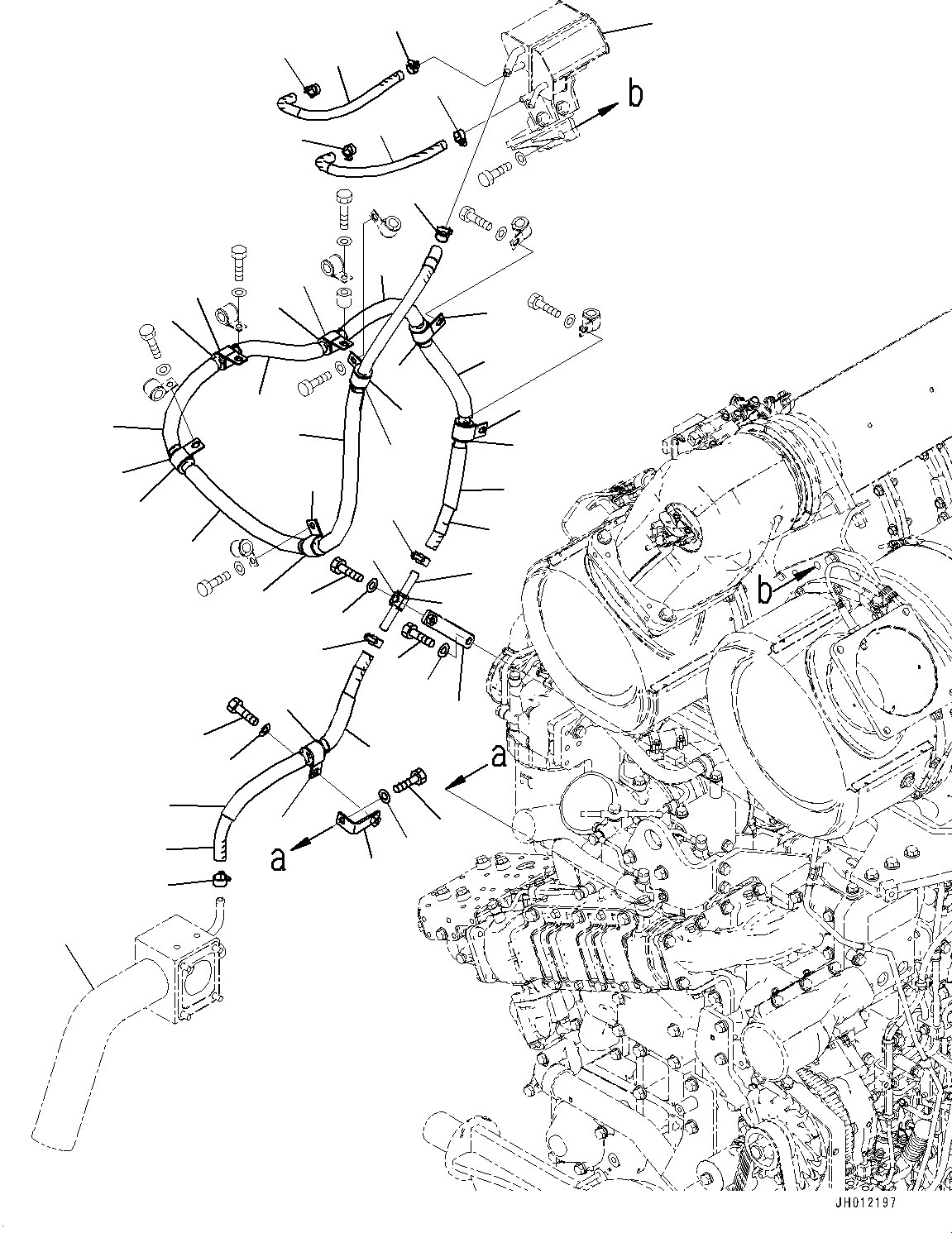шланг 17A-01-62630 KOMATSU