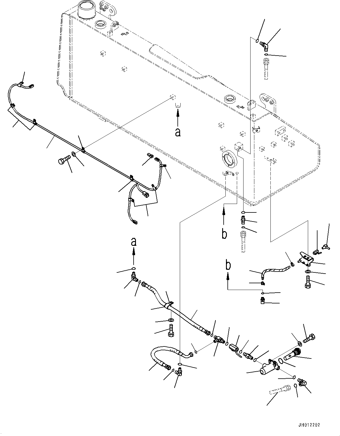 Шланг с торцевым уплотнением 02763-G04A4 KOMATSU