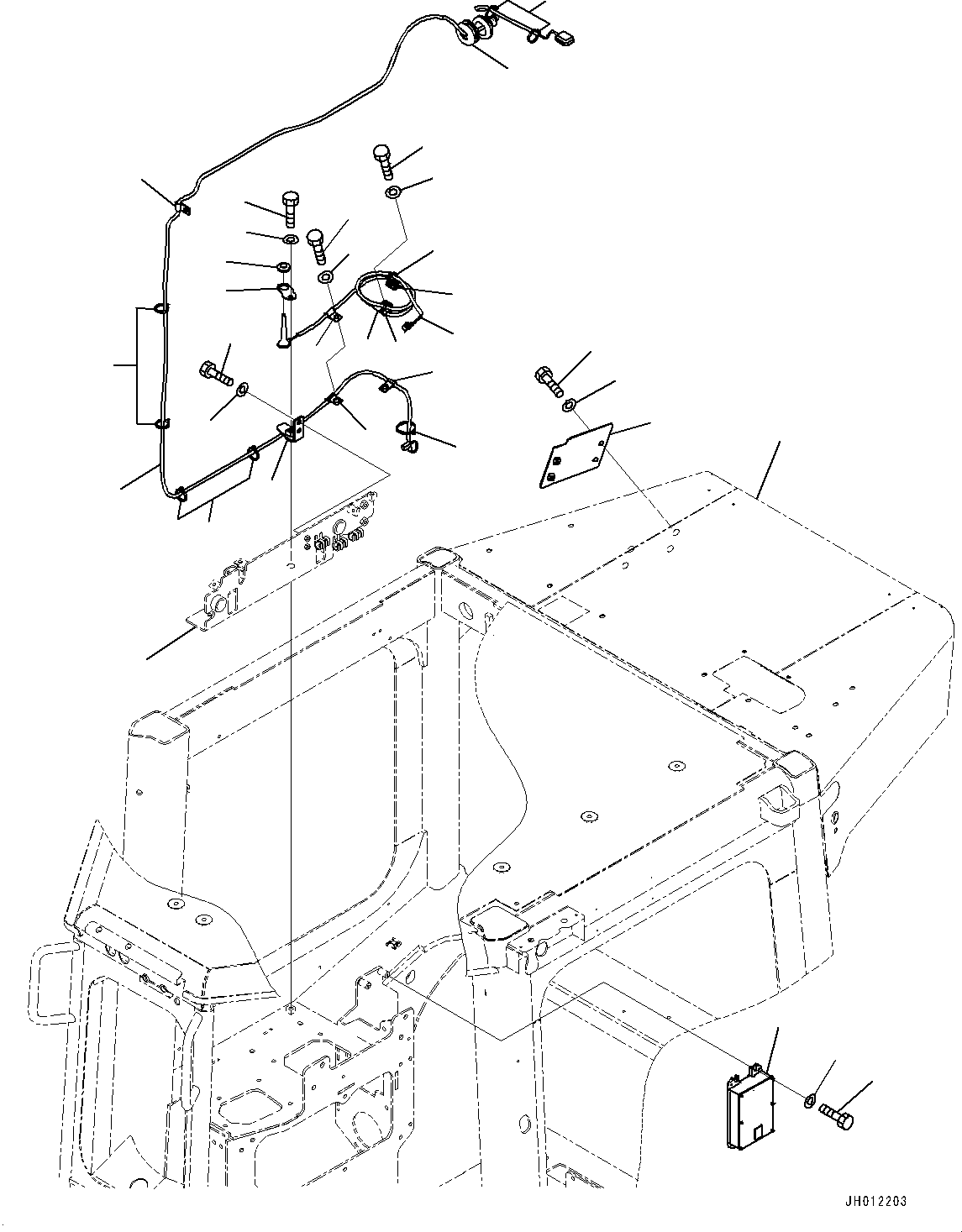 Жгут проводов 17A-06-61280 KOMATSU