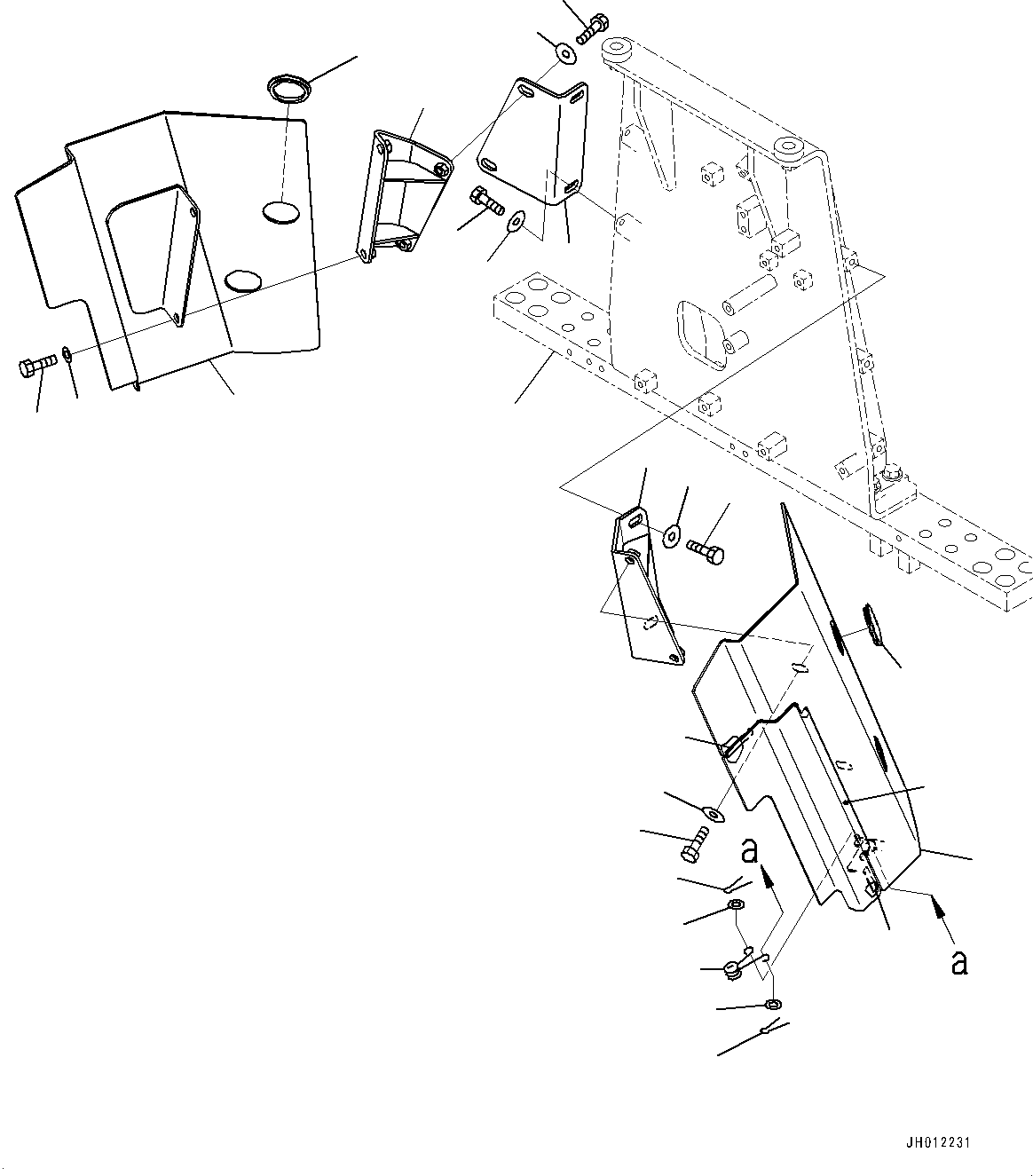 Уплотнение 17A-54-62840 KOMATSU