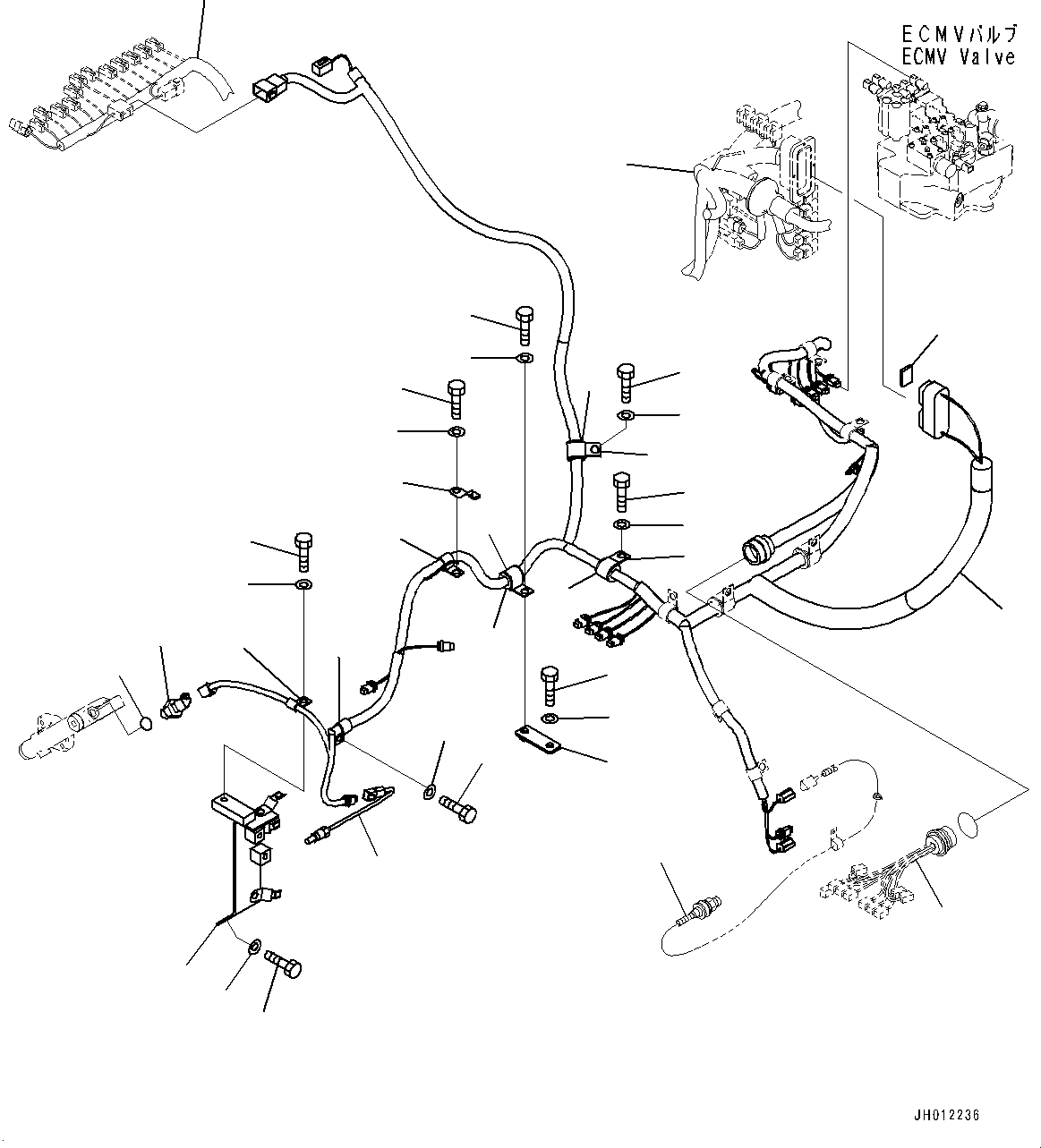 Sensor, Pressure,Torque Converter Inlet and Outlet(Power Train,Sensor) (421-06-35121) KOMATSU