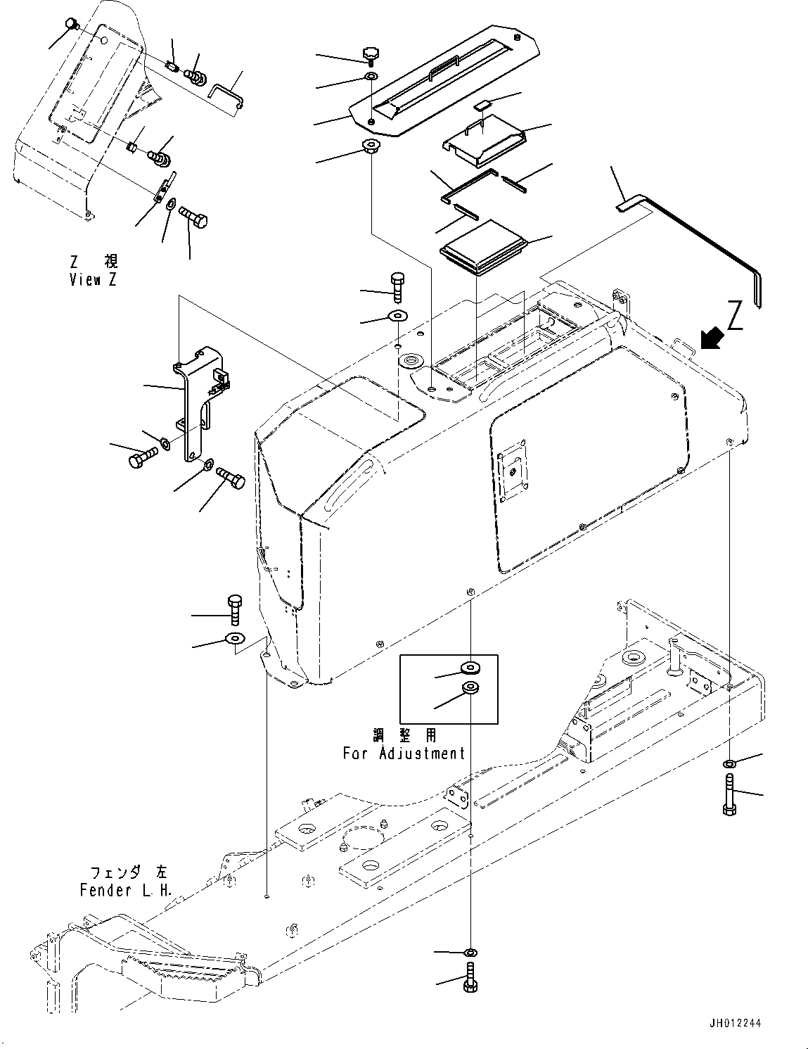 Кронштейн 17A-54-64670 KOMATSU