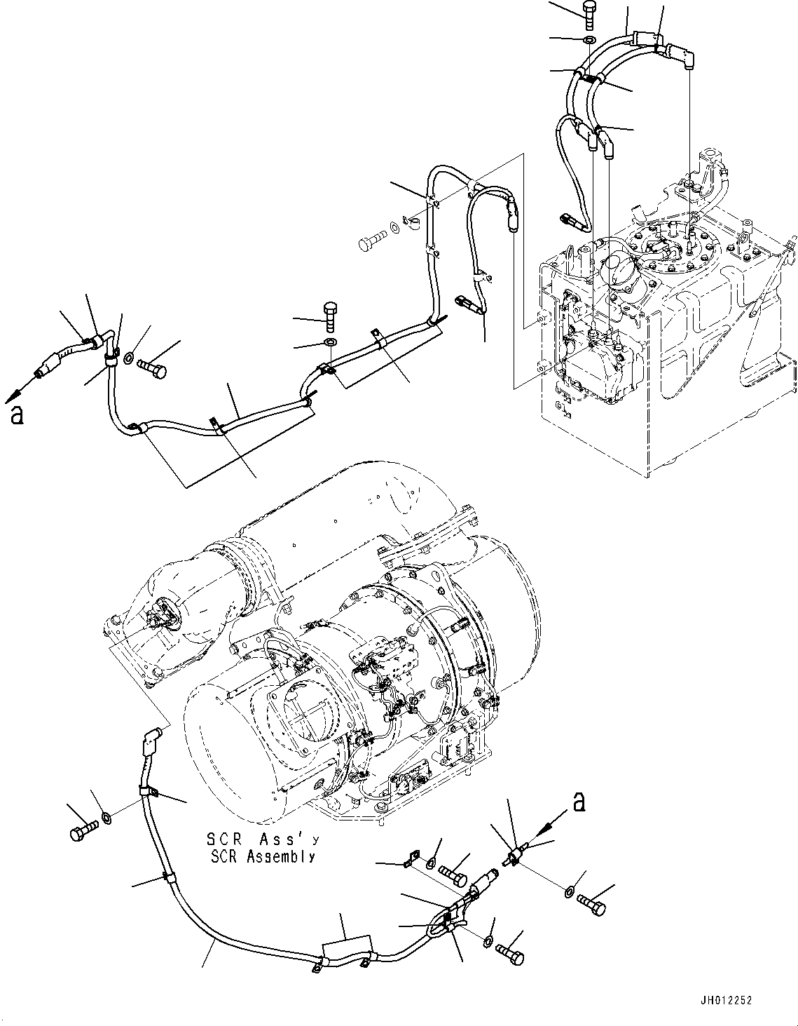 Шланг 17A-01-62471 KOMATSU