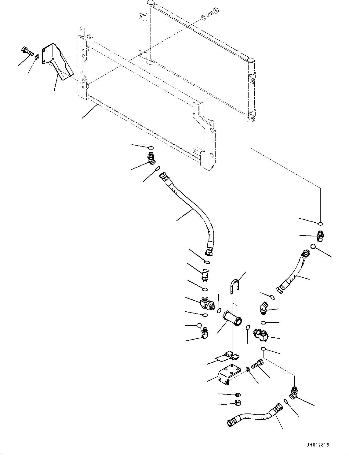 Шланг 02774-006A3 KOMATSU