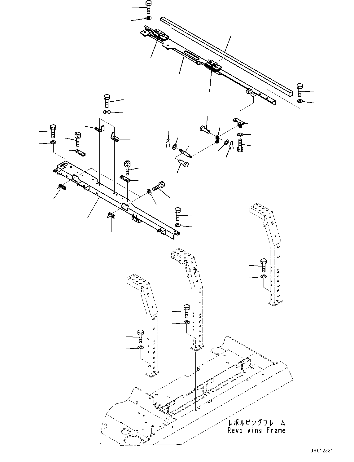 Damper, Gas 2A6-54-11320 KOMATSU