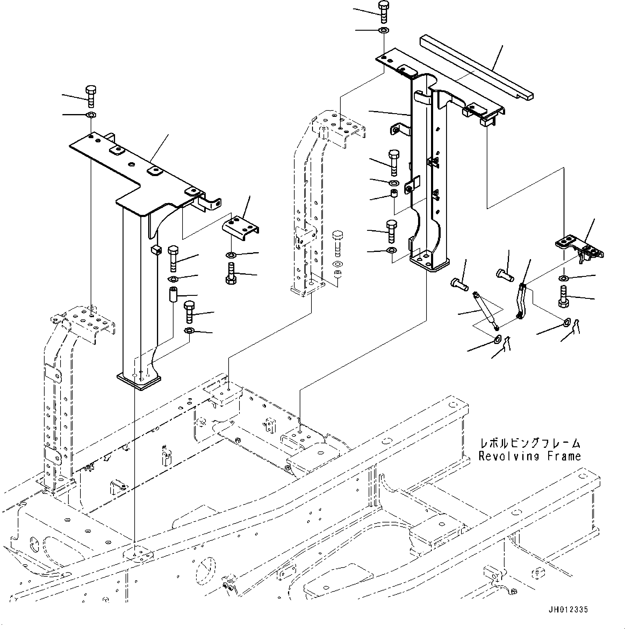 Вилка карданная 2A6-54-11530 KOMATSU