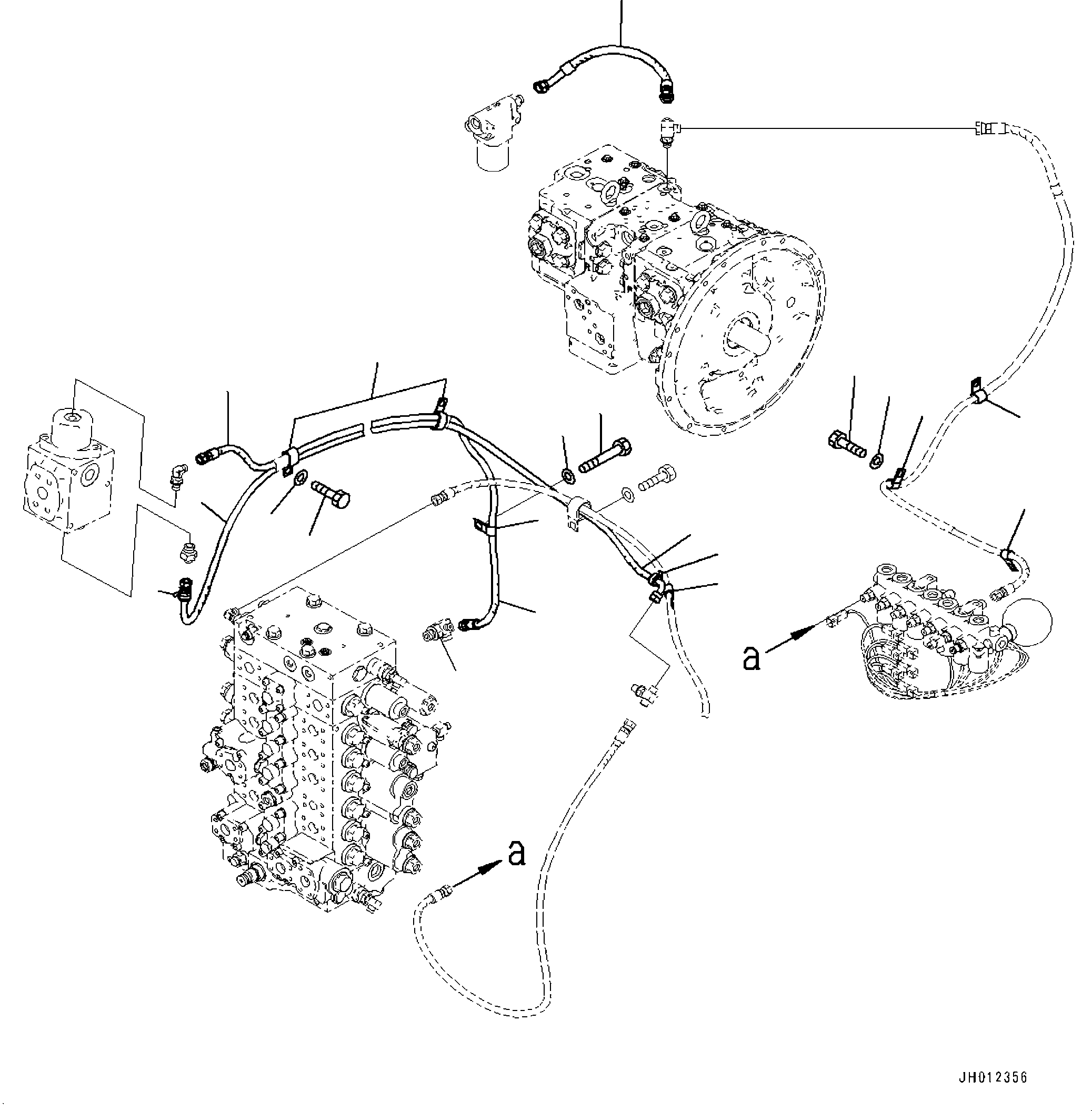 Шланг в сборе 2A6-62-11862 KOMATSU