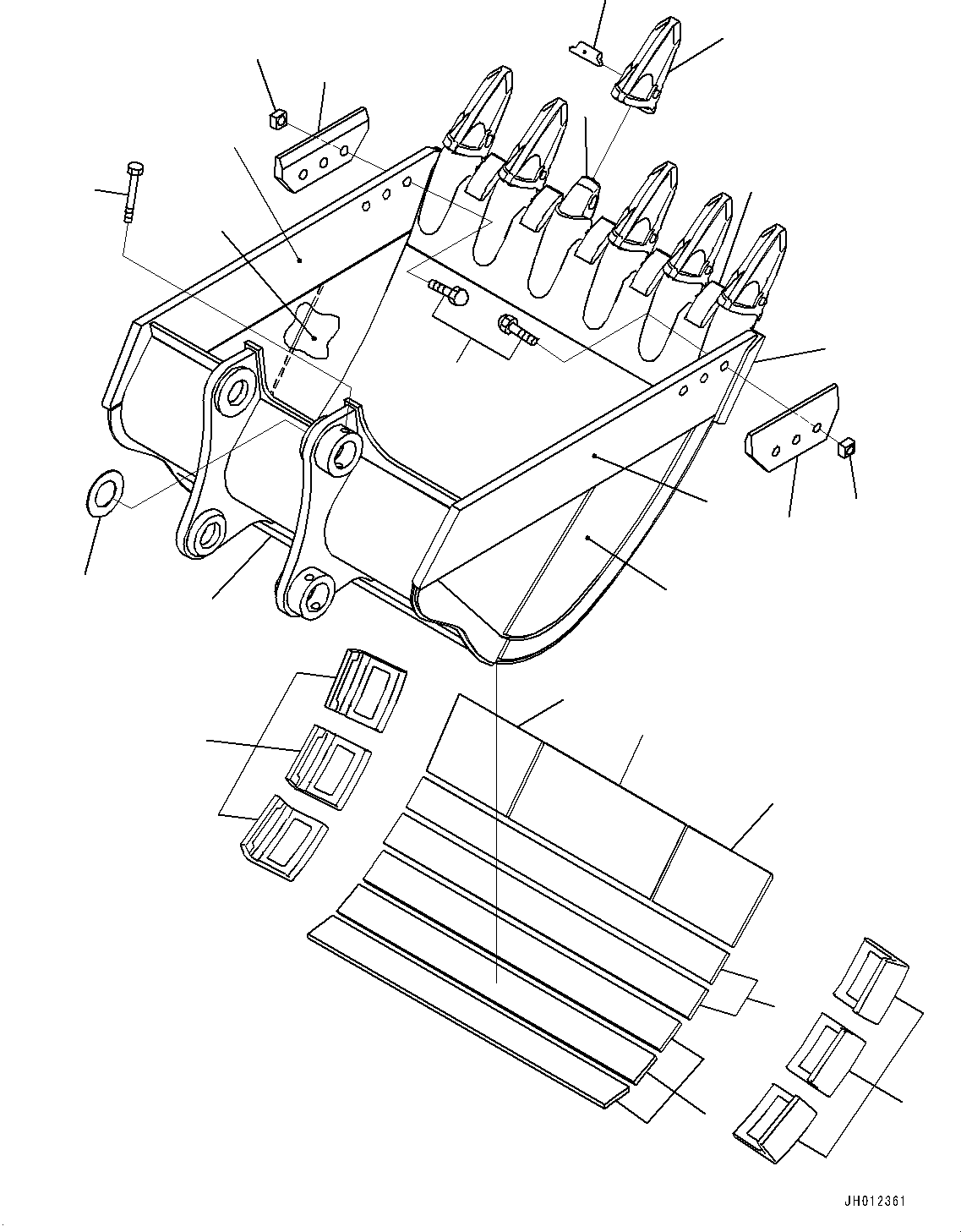 Ковш 77B-920-4F11 KOMATSU