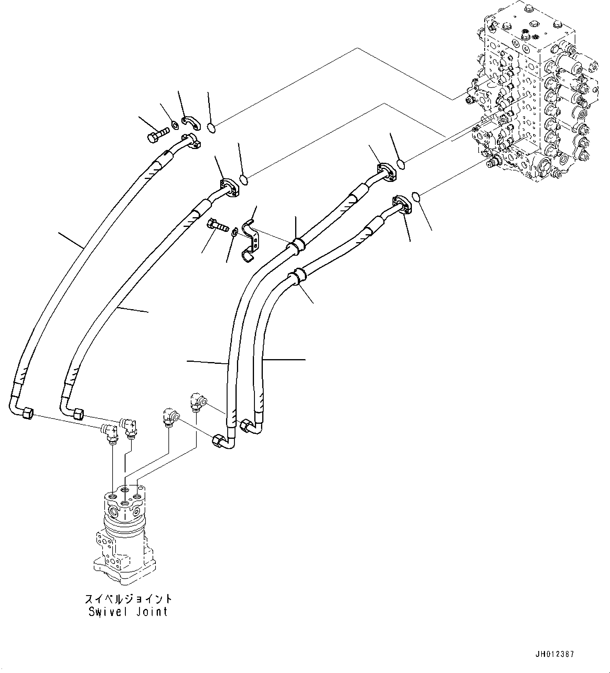 Шланг 2A6-62-11680 KOMATSU