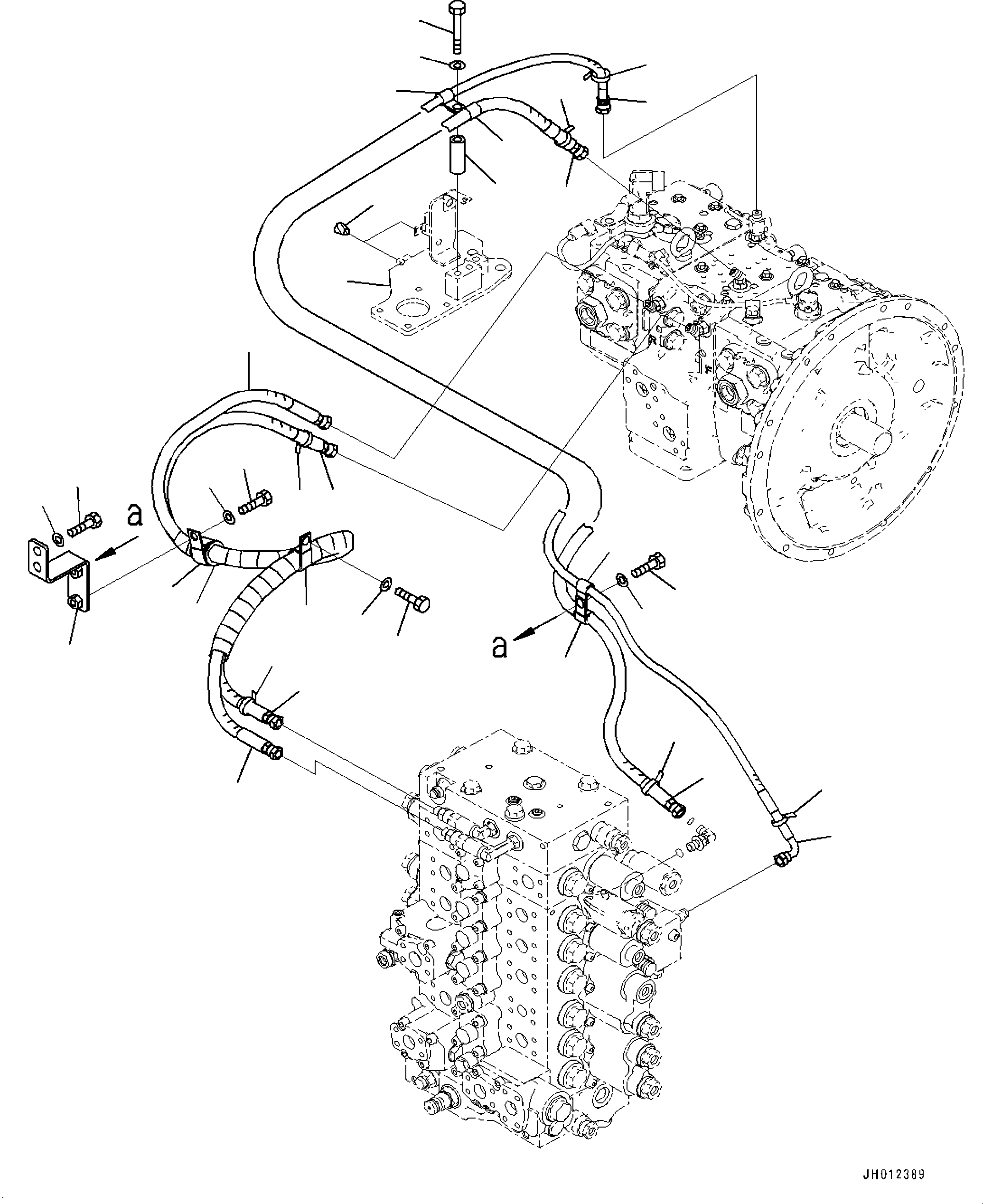 Шланг в сборе 2A6-62-11771 KOMATSU