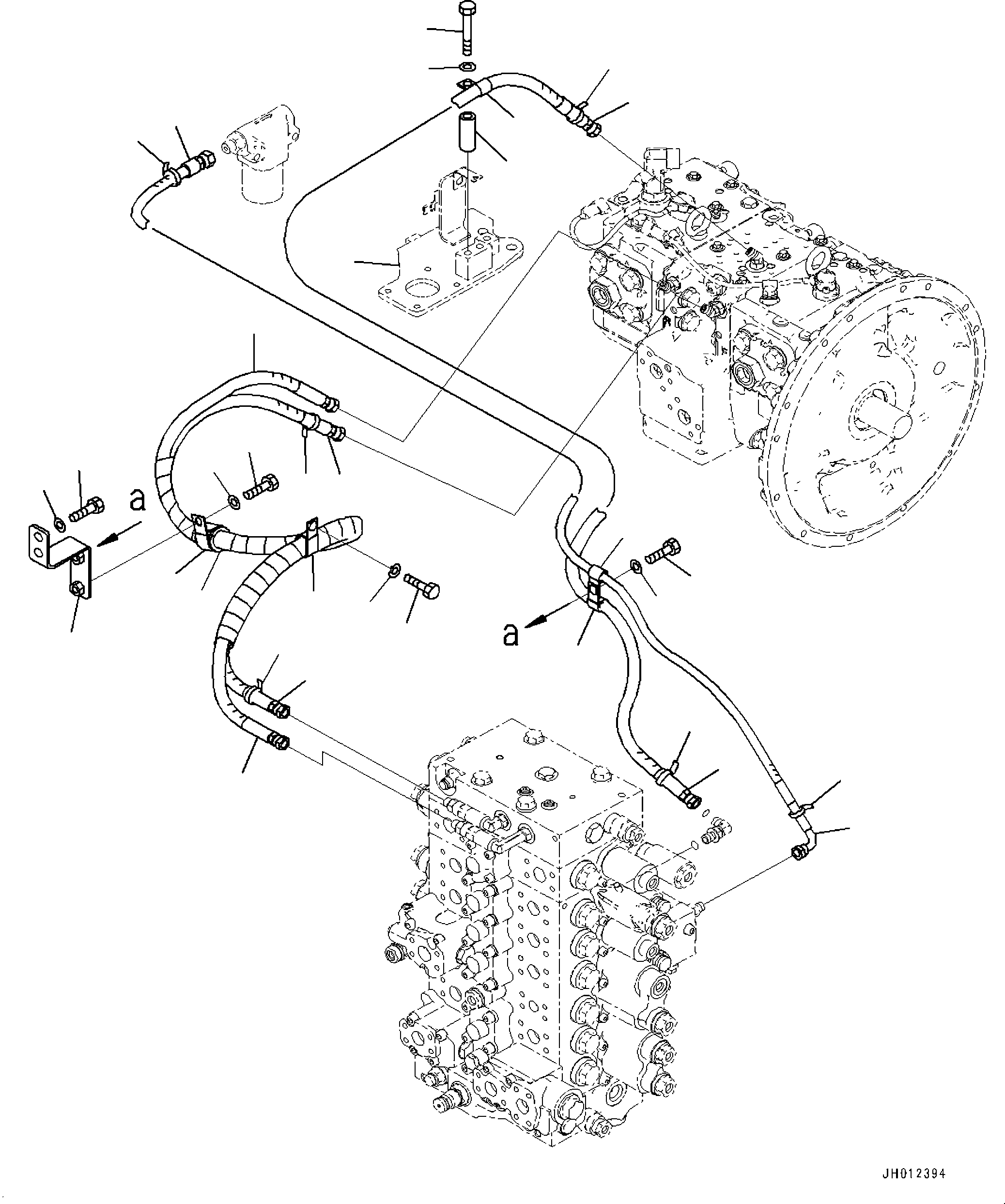 Шланг в сборе 2A6-62-11852 KOMATSU