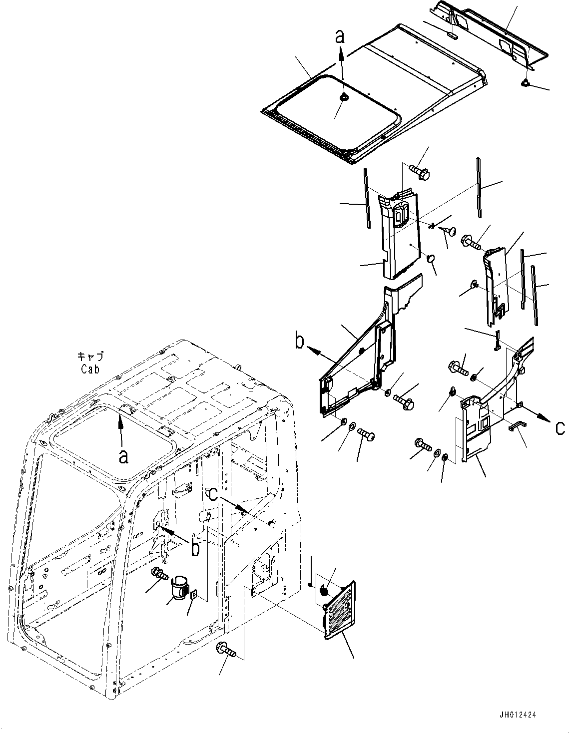 Cab Assembly, For Australia 20Y-53-01034 KOMATSU