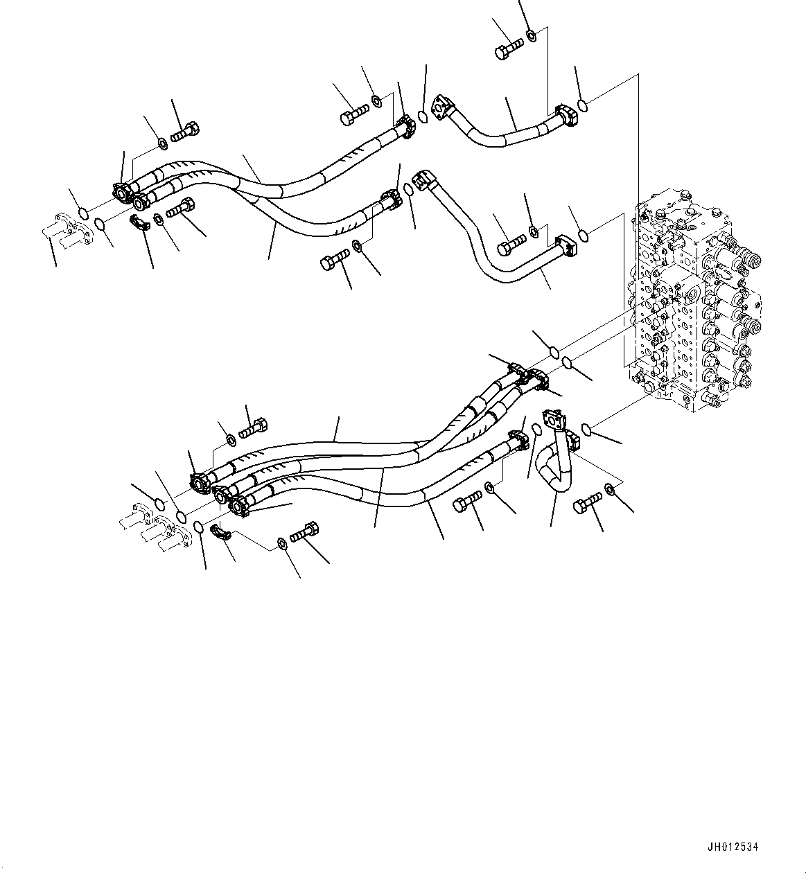 Трубка 208-62-21630 KOMATSU