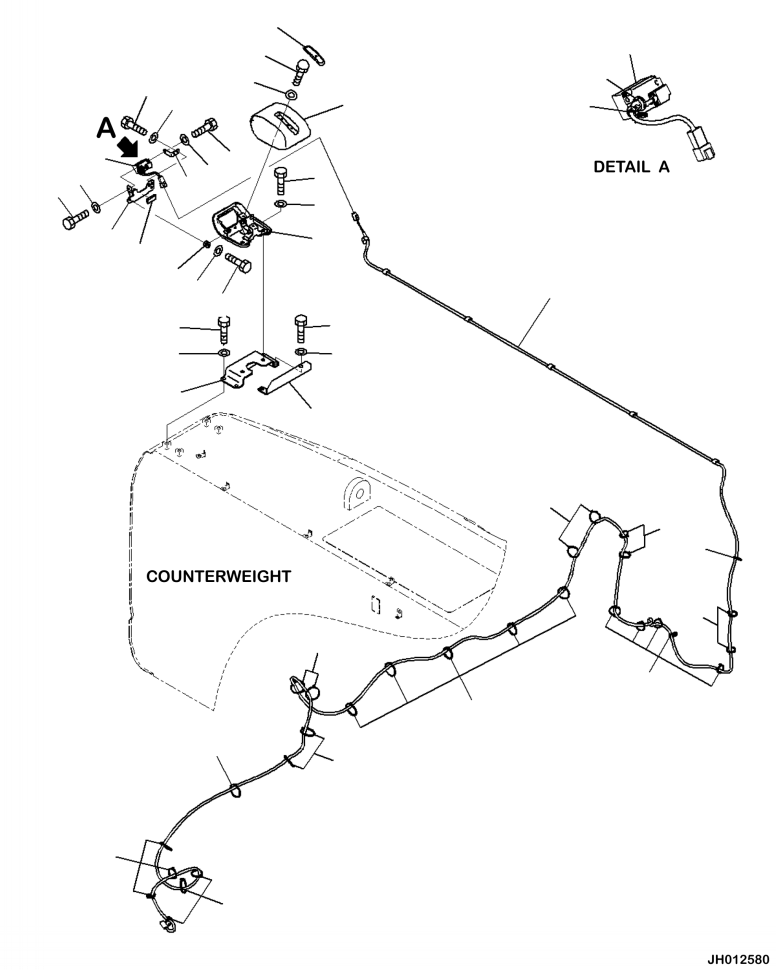 Кабель 208-06-24331 KOMATSU