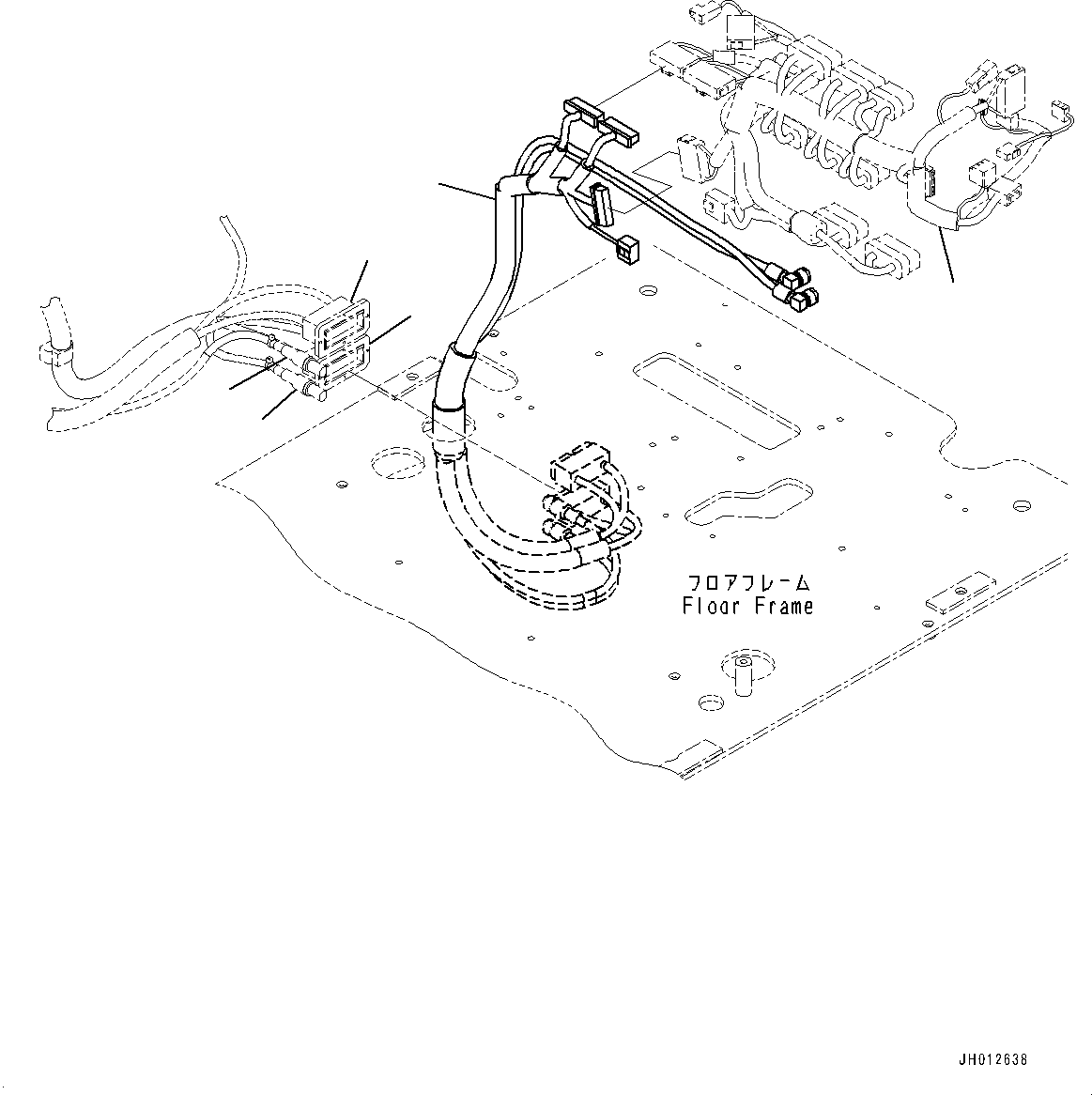 Wiring Harness(Electric Wiring Harness,Wiring Harness and Clip,EU Arrangement) (2A5-06-21680) KOMATSU
