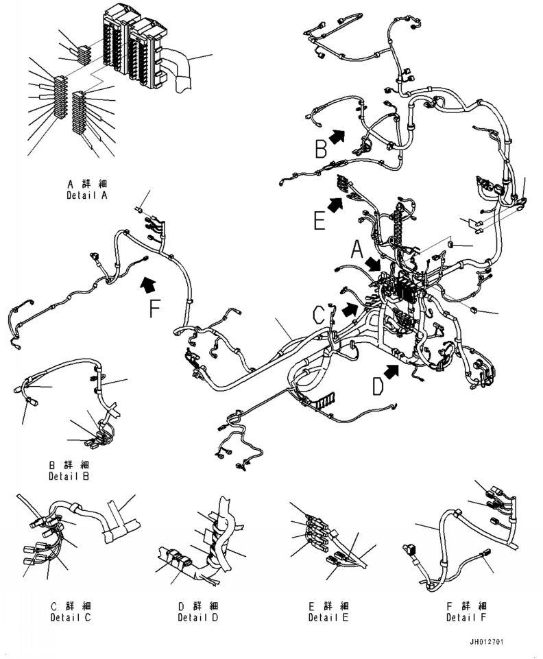 Жгут проводов 2A6-06-11212 KOMATSU