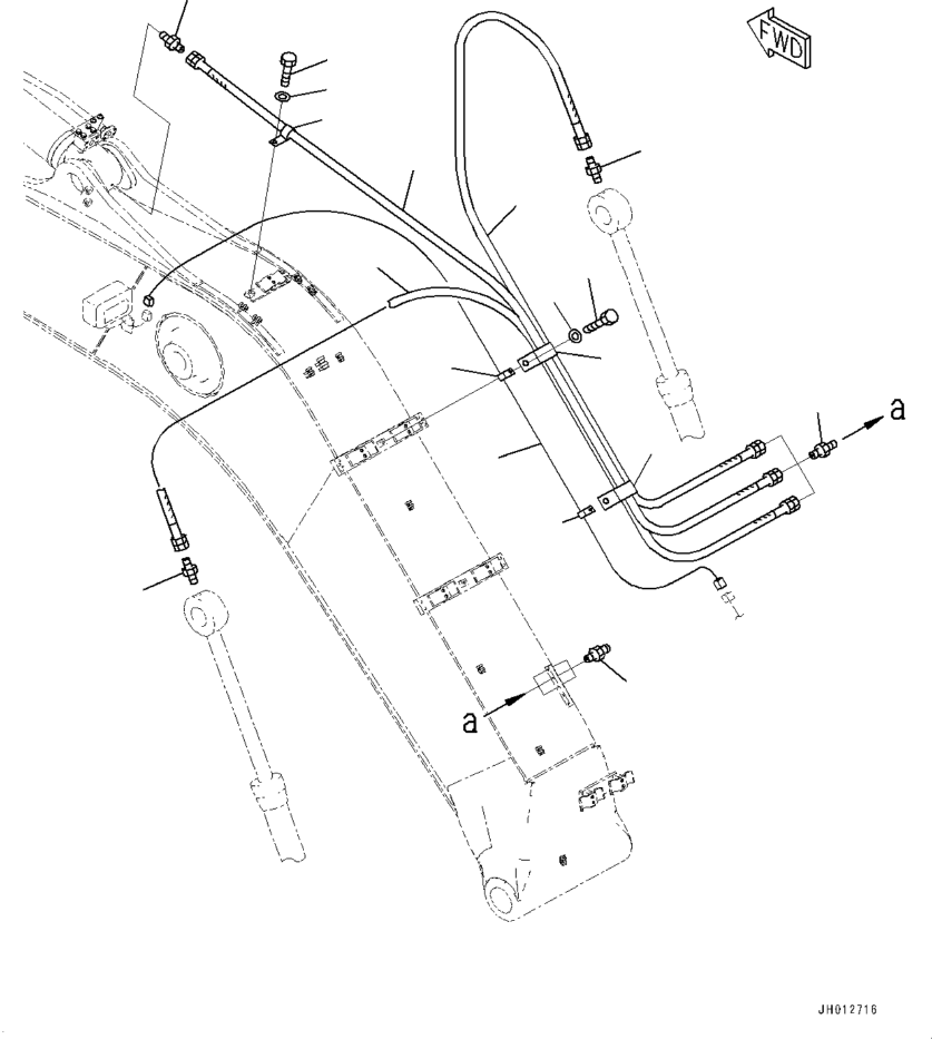 WIRING HARNESS (ROAD BUILDER SPEC) 2A6-06-A1220 KOMATSU