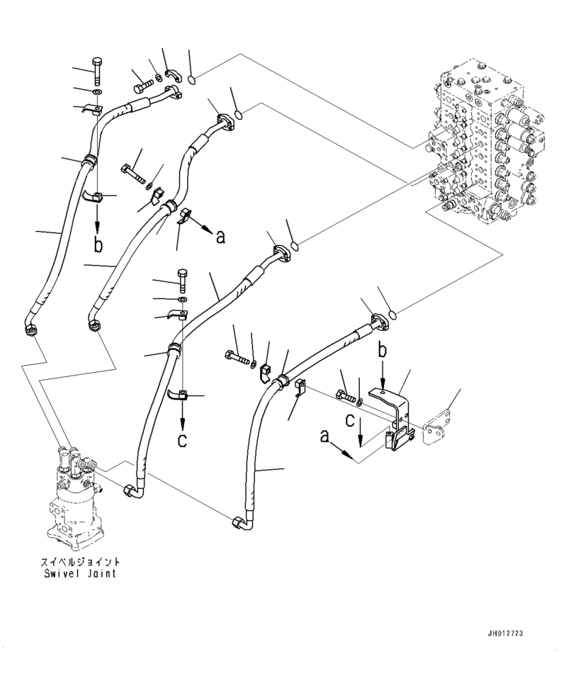 Шланг 2A6-62-12191 KOMATSU