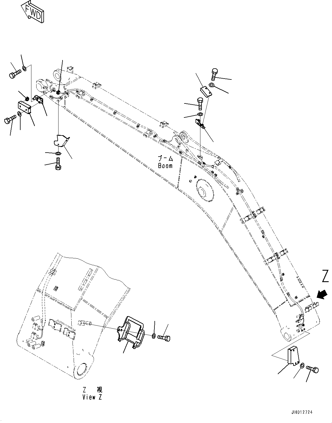 Крышка 2A5-70-21250 KOMATSU