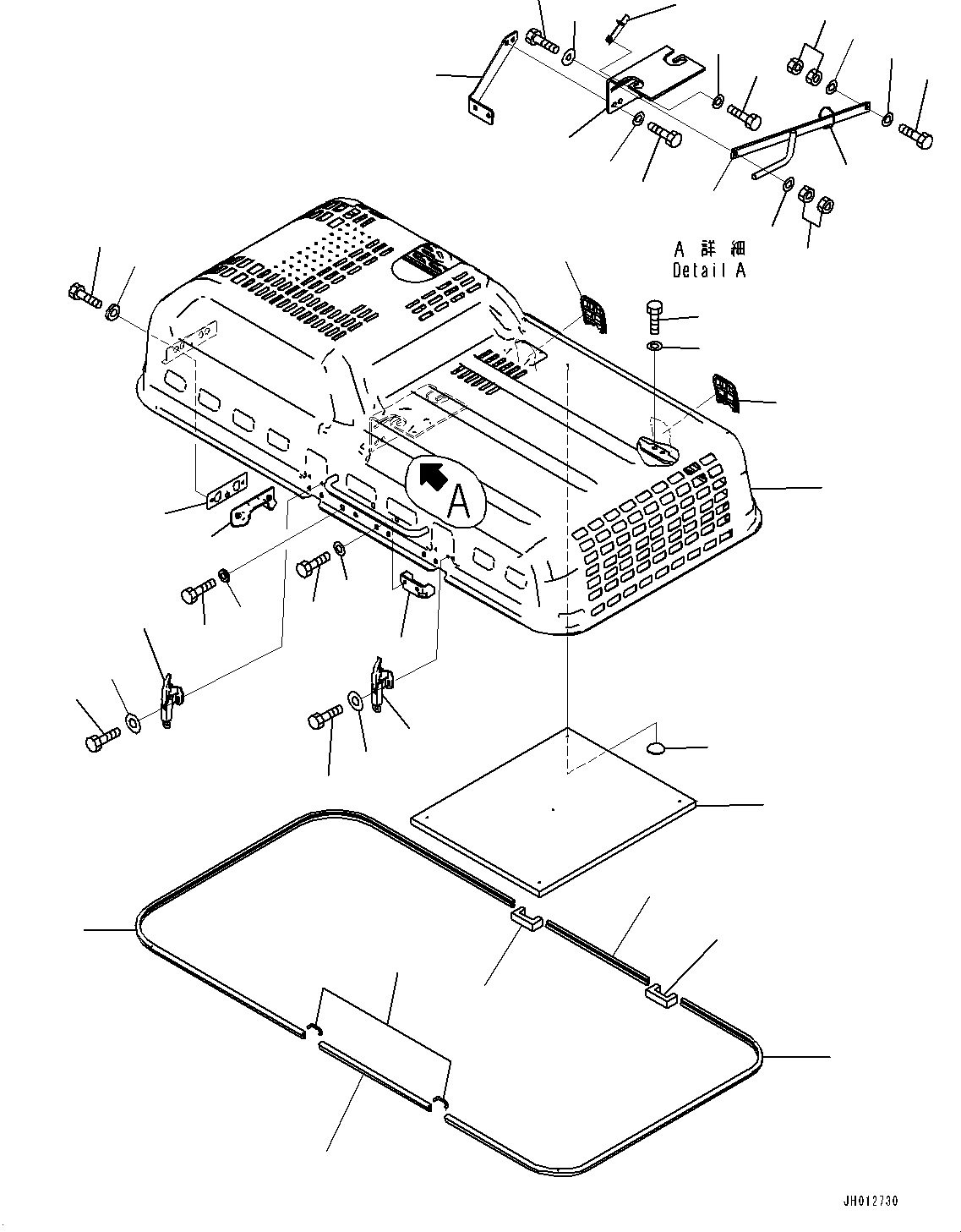 Распорка 2A6-54-11331 KOMATSU