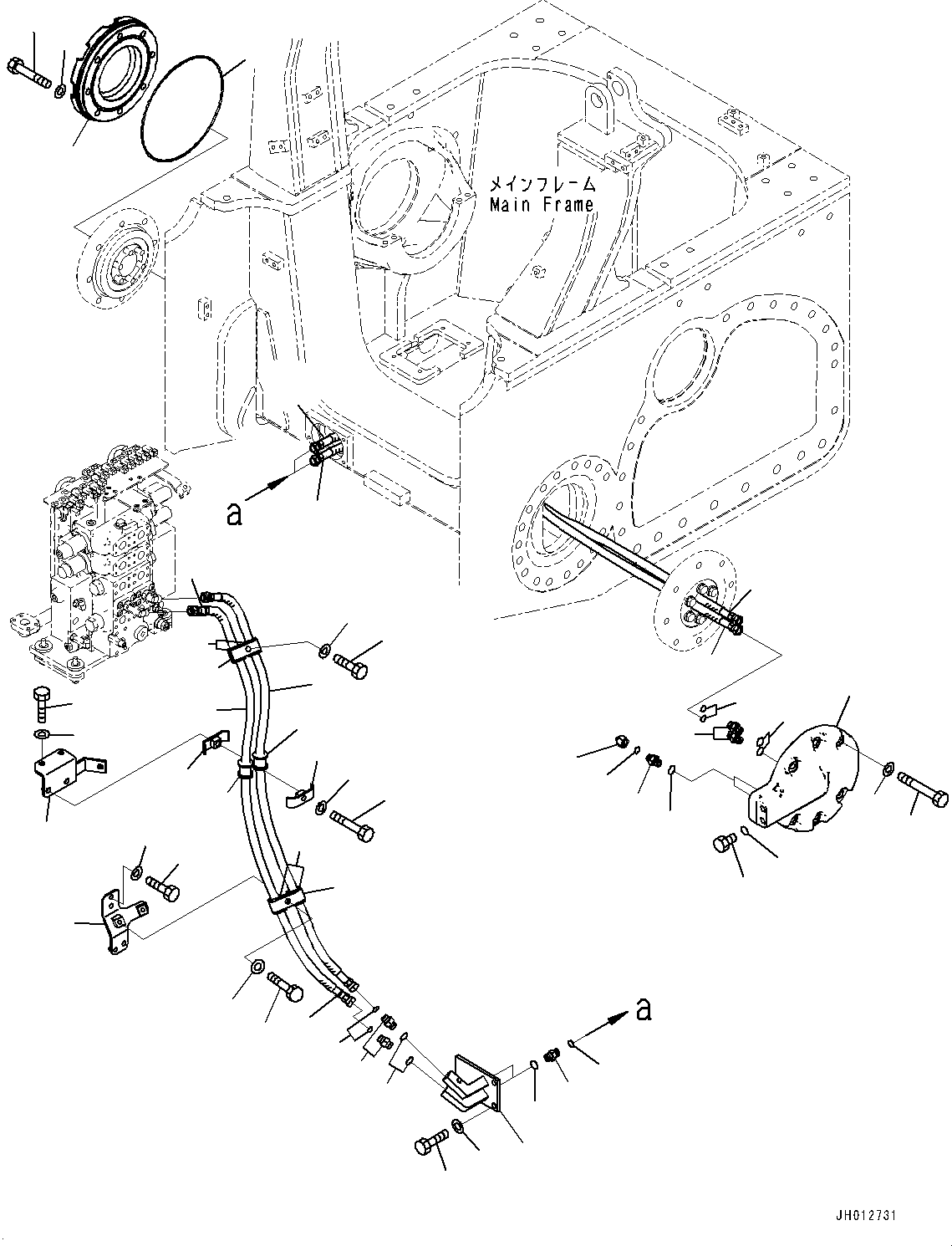 Кронштейн 17A-61-61881 KOMATSU