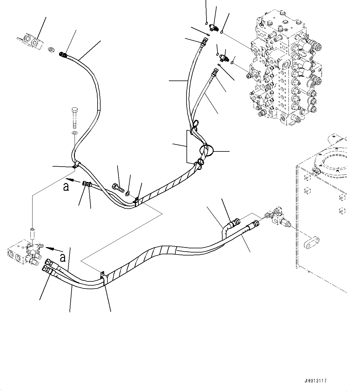 Шланг 14X-62-64140 KOMATSU