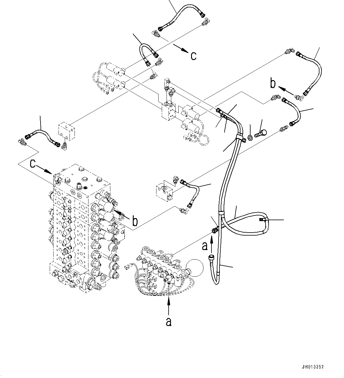 Шланг в сборе 2A5-62-19930 KOMATSU