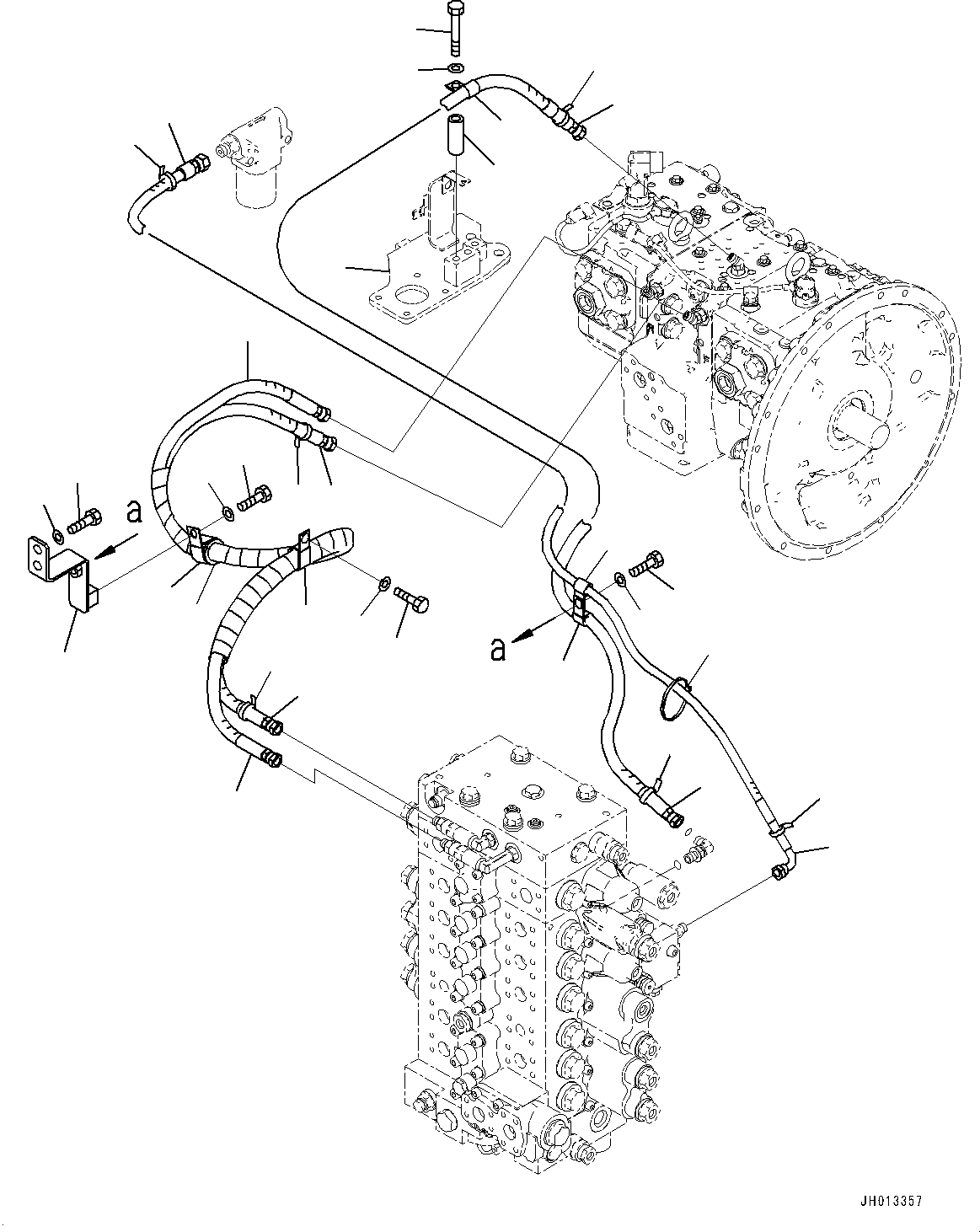 Шланг в сборе 2A6-62-11851 KOMATSU