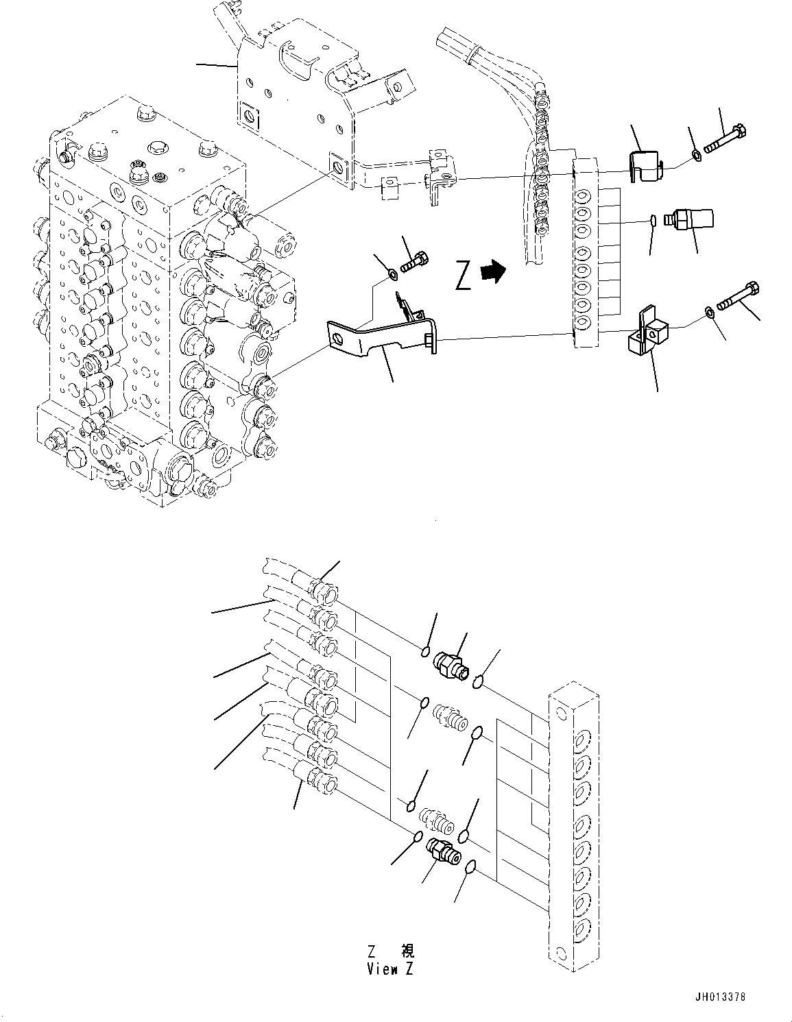 Кронштейн (2A5-62-18332) KOMATSU