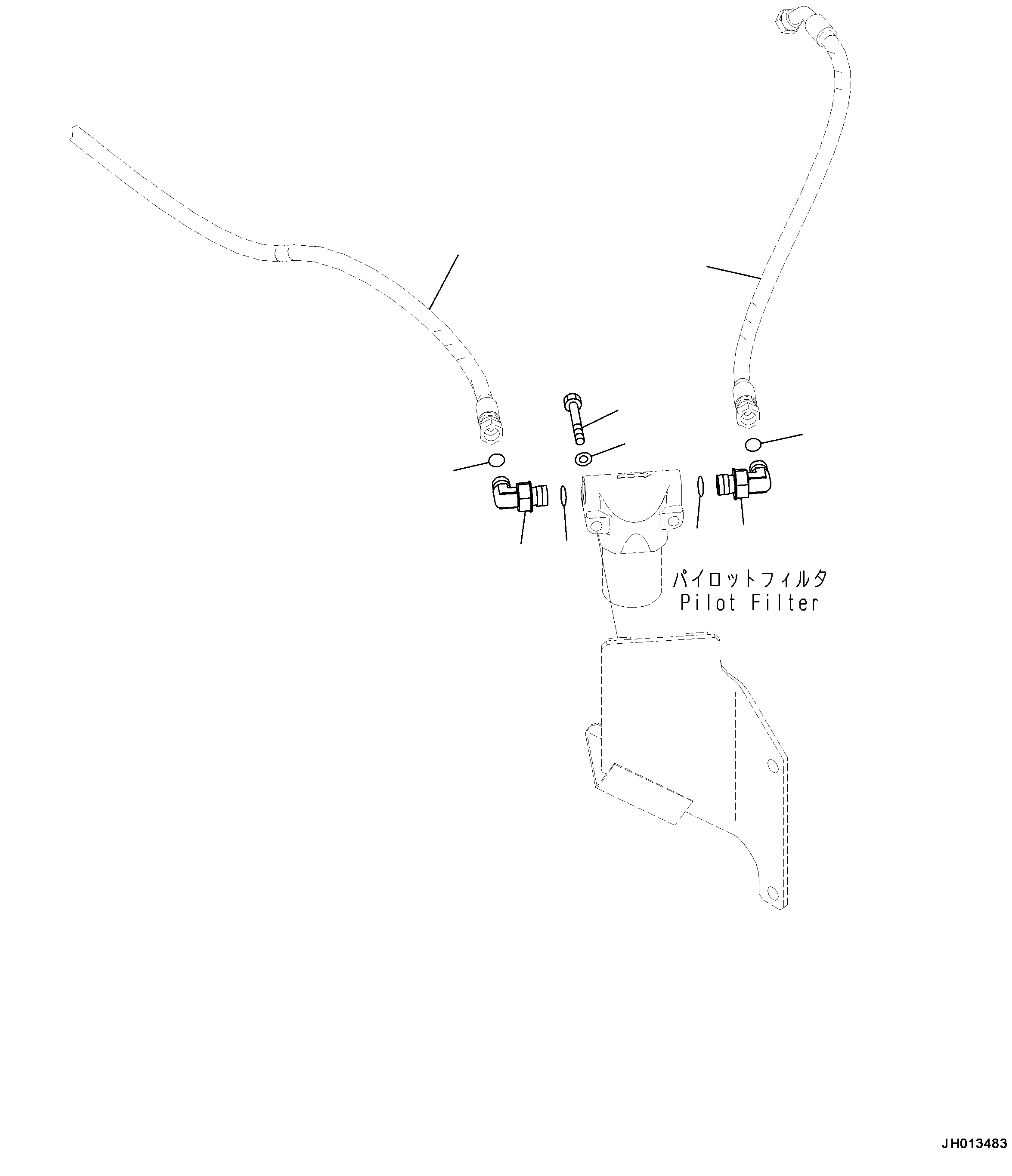 Шланг (02776-003A6) KOMATSU