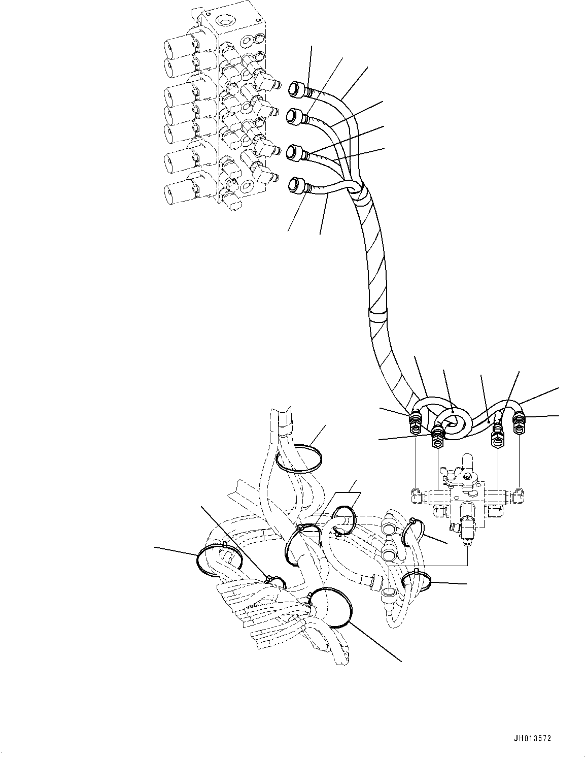 Шланг 2A5-62-22840 KOMATSU
