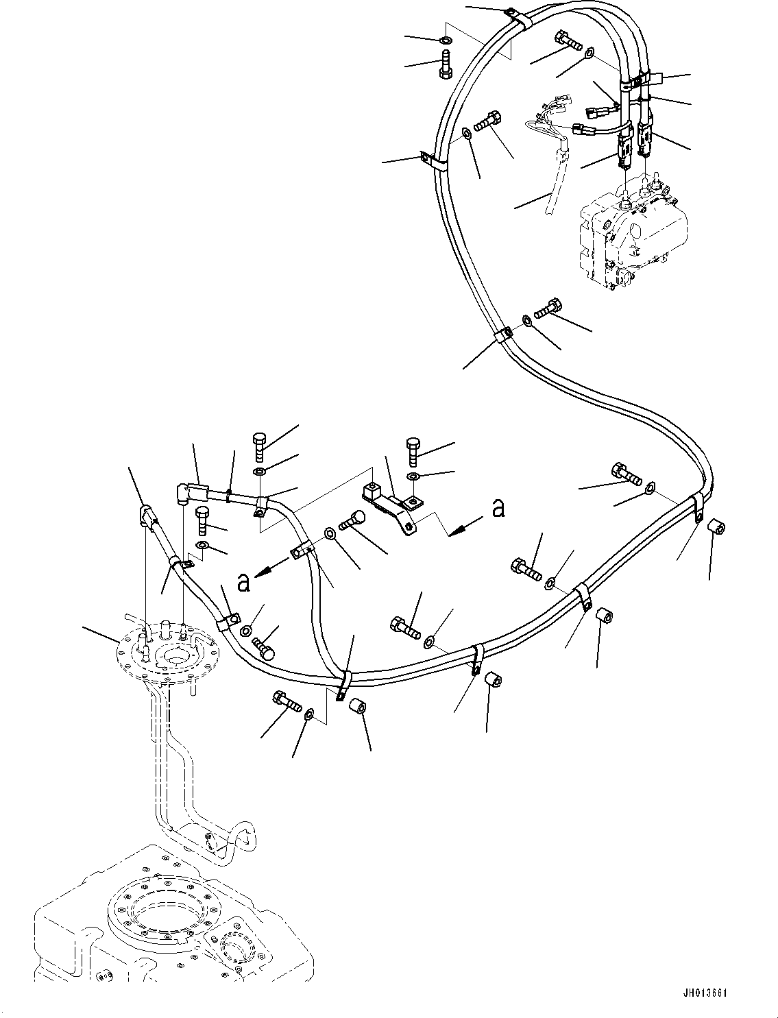 Wiring Harness(Cab,Floor Wiring Harness,For Gateway Function Controller, North America and Latin America) (2A7-06-17211) KOMATSU