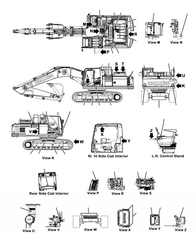 Табличка фирменная (ограниченная поставка) 09601-99990 KOMATSU