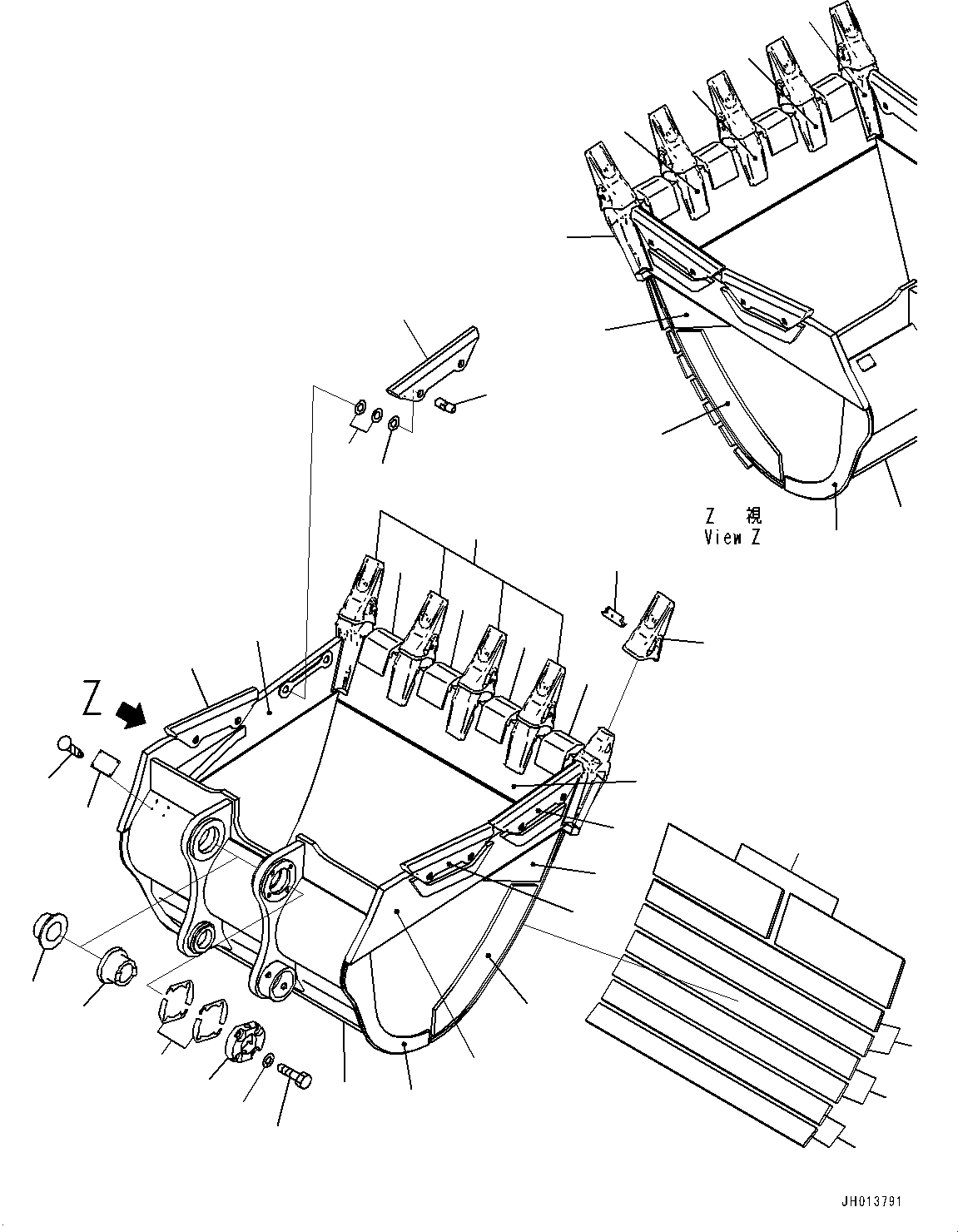 Ковш 775-934-6L11 KOMATSU