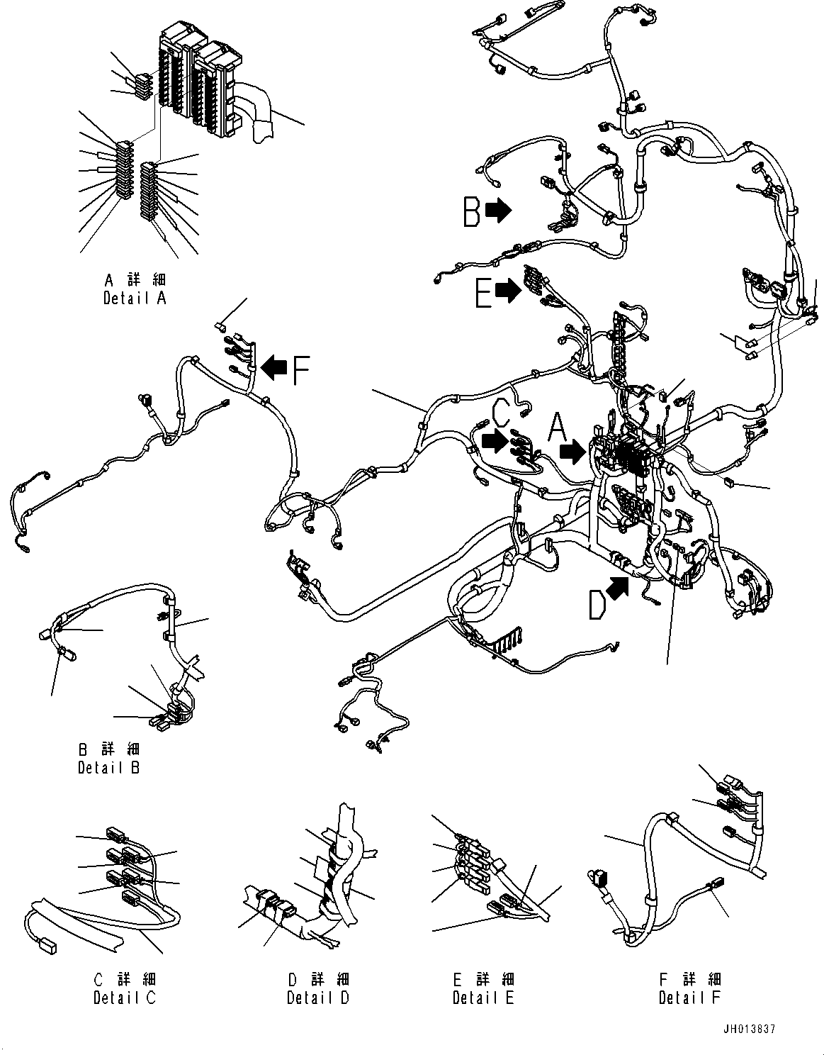 Жгут проводов 2A5-06-25213 KOMATSU