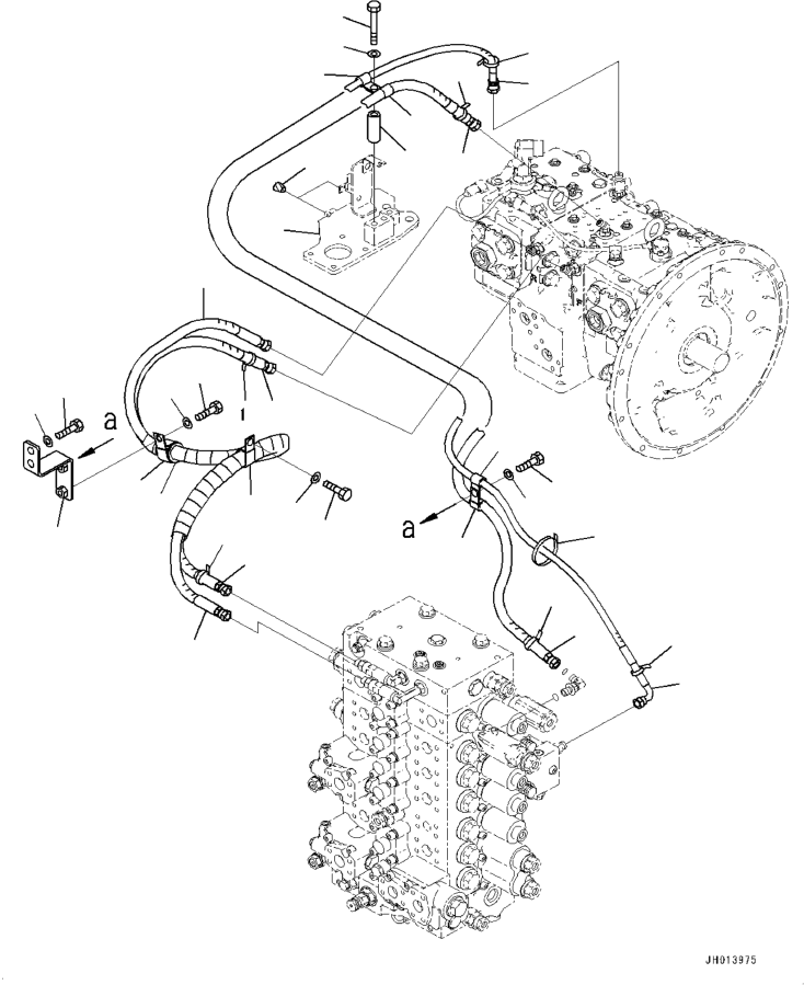 Шланг в сборе 2A6-62-11770 KOMATSU