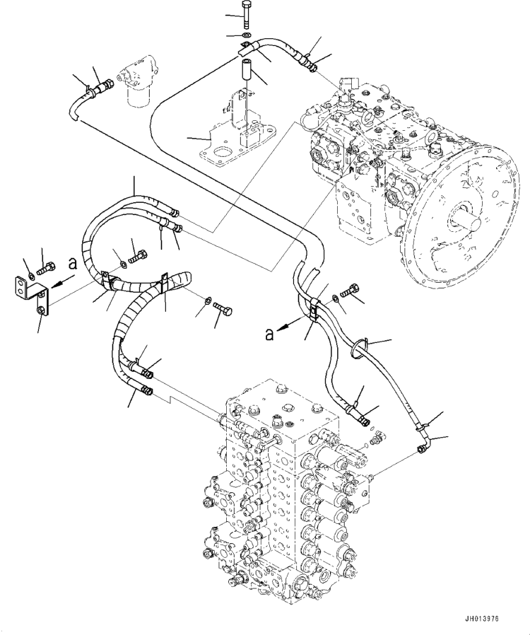 Шланг в сборе 2A5-62-25410 KOMATSU