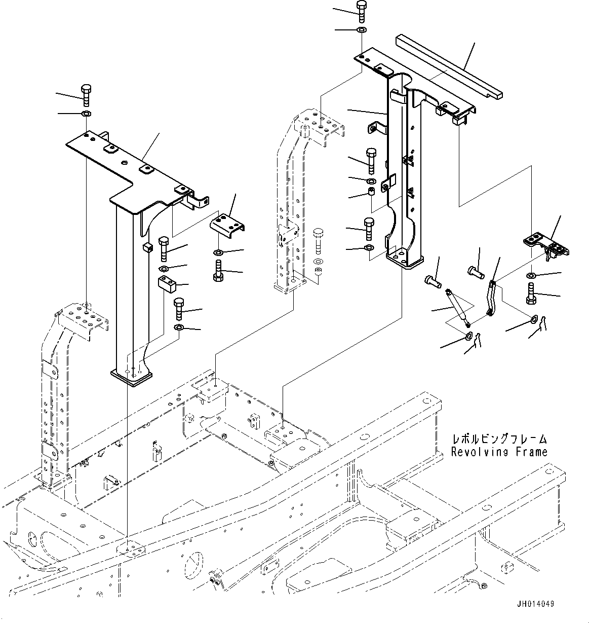 Проставка 2A5-54-25520 KOMATSU
