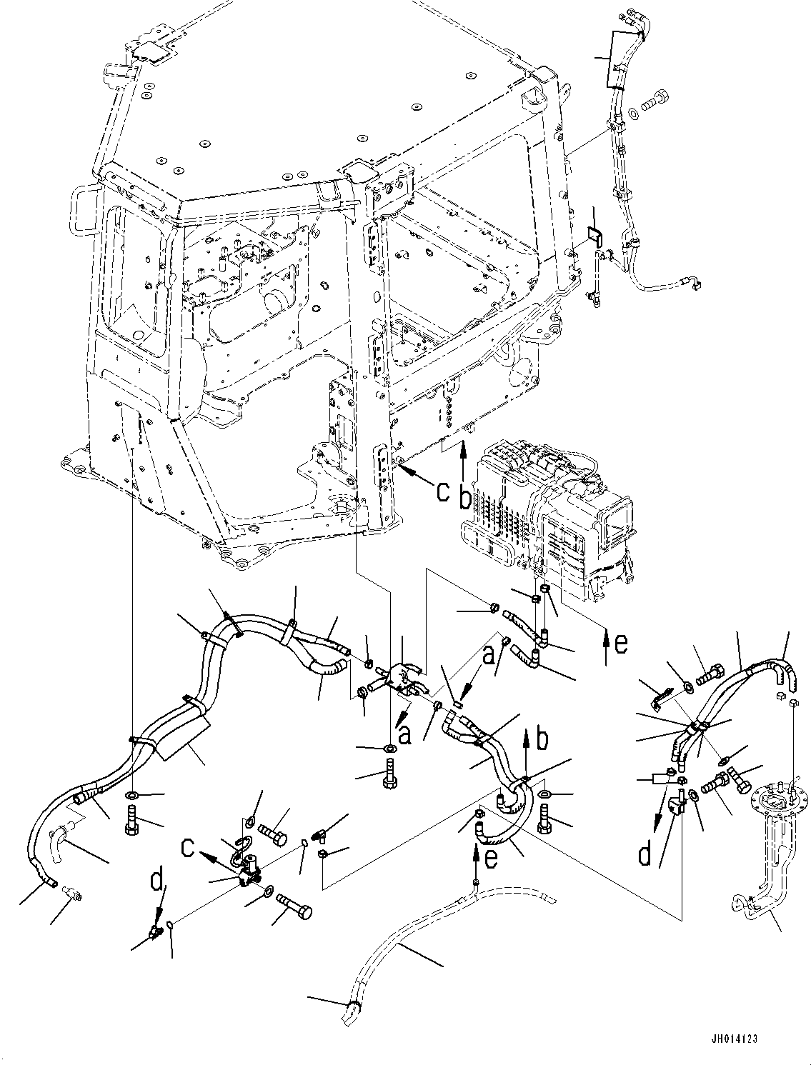 Шланг 17A-911-6441 KOMATSU