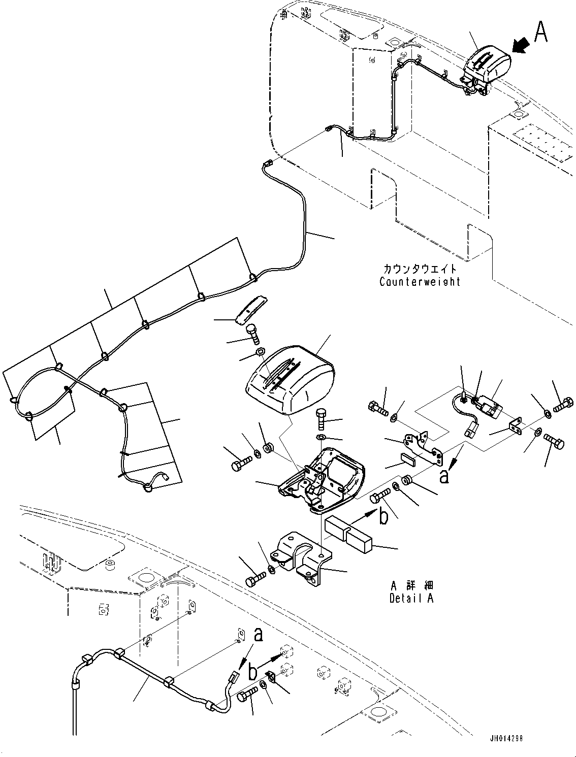 Кабель 205-06-35520 KOMATSU
