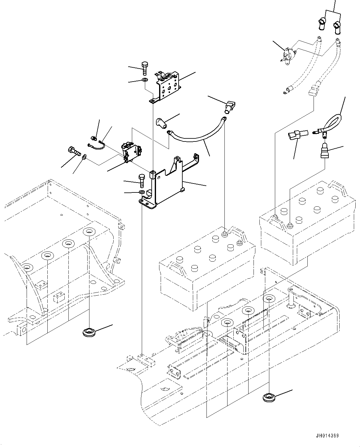 Switch, Battery Disconnect(Fender Related Parts,Disconnect Switch) (08068-00011) KOMATSU